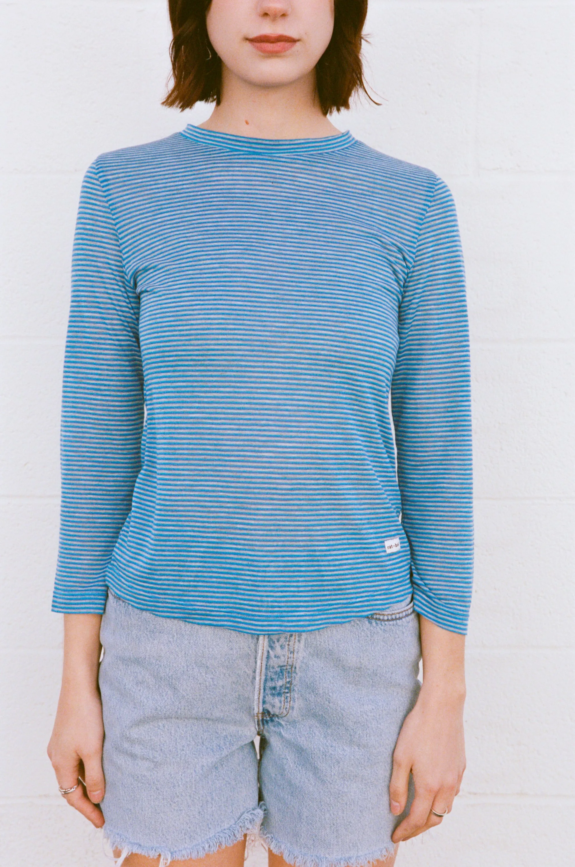 3/4 SLEEVE TOP IN RASPBERRY sold by Ratboi product image thumbnail 2