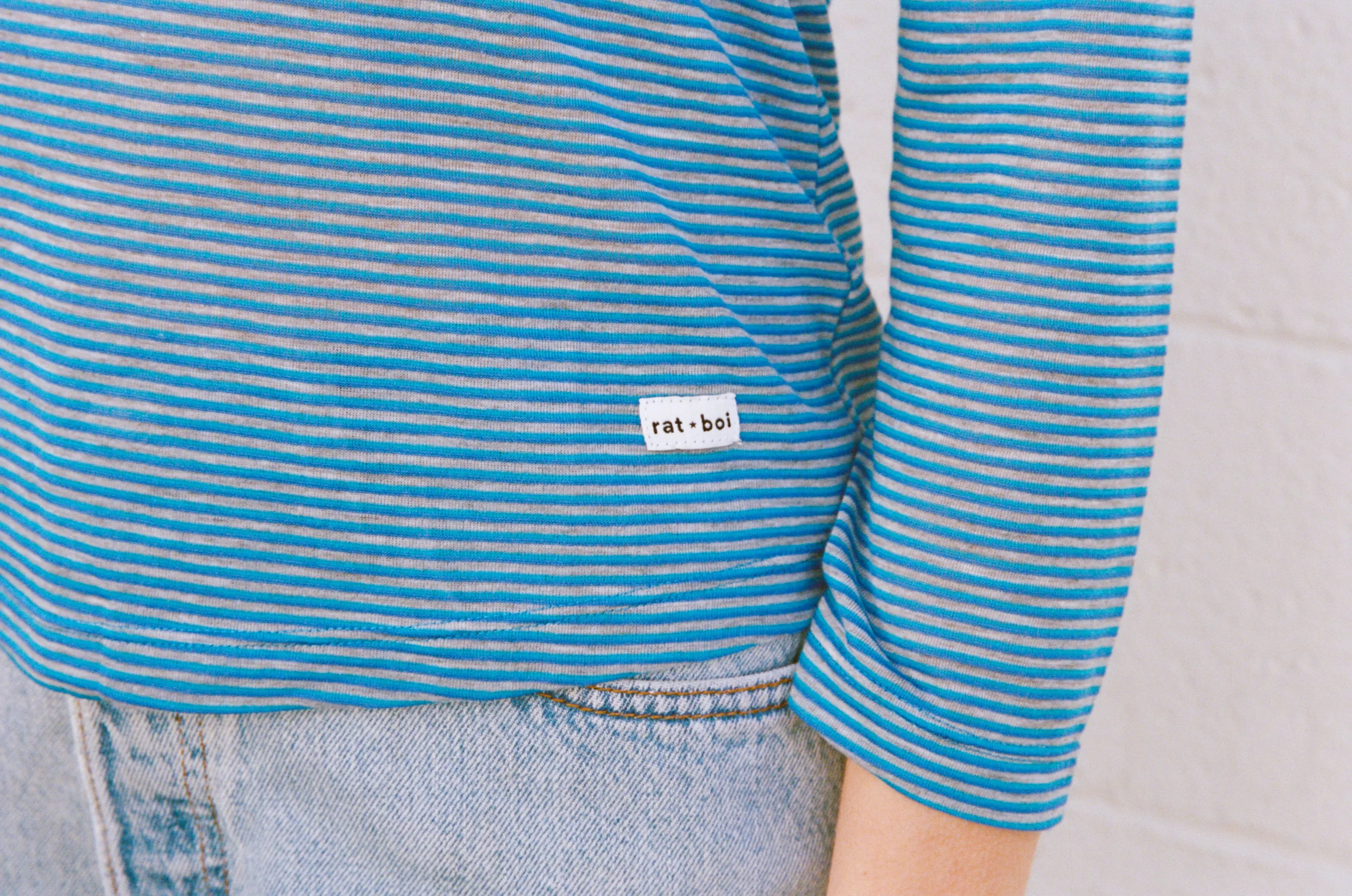 3/4 SLEEVE TOP IN RASPBERRY sold by Ratboi product image thumbnail 4
