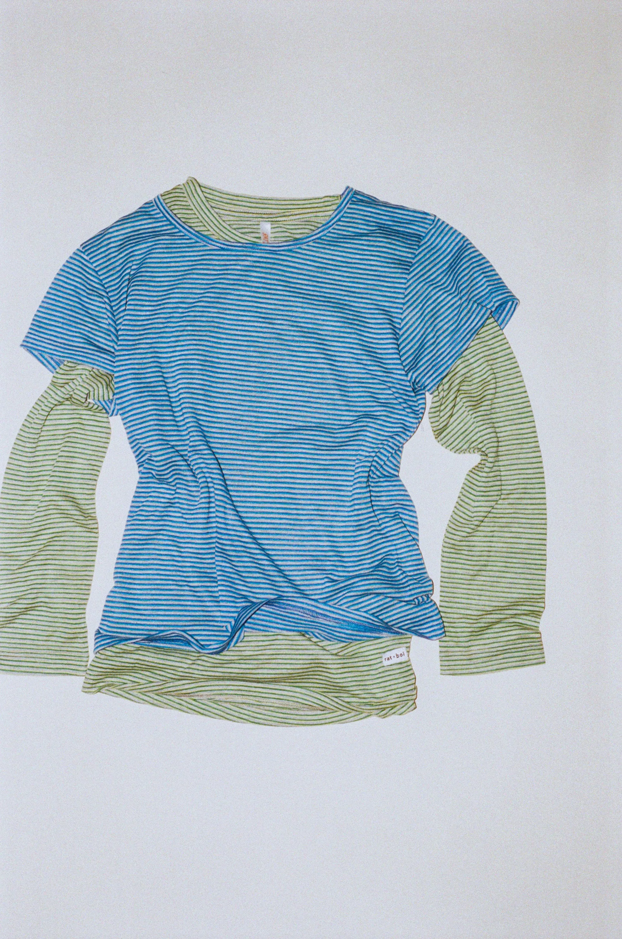3/4 SLEEVE TOP IN KIWI sold by Ratboi product image thumbnail 5