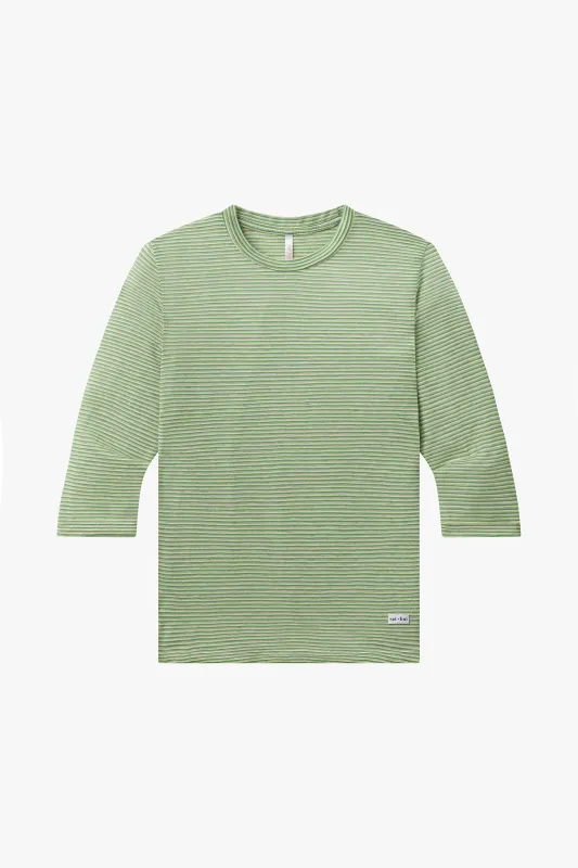 3/4 SLEEVE TOP IN KIWI made by Ratboi