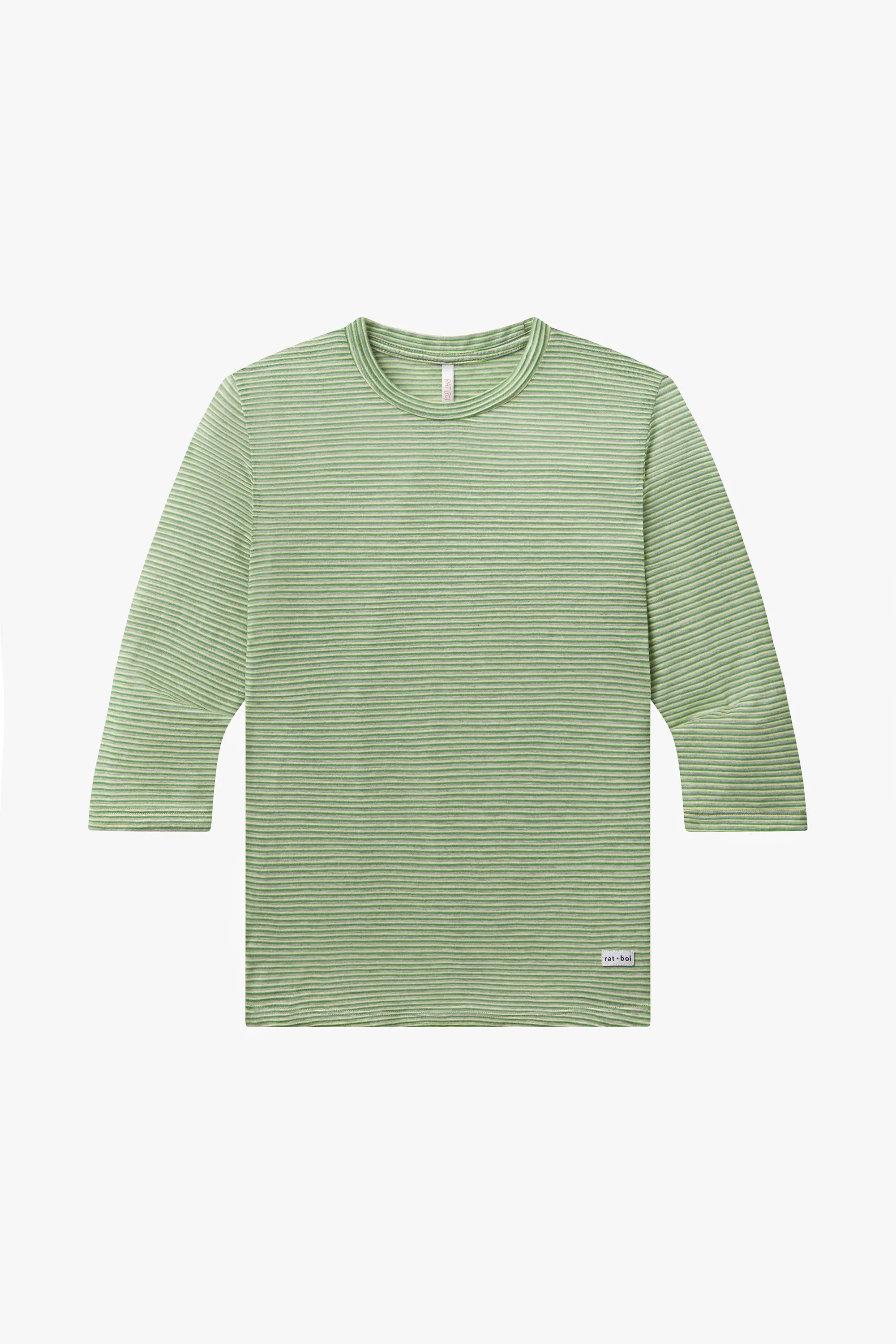 3/4 SLEEVE TOP IN KIWI sold by Ratboi