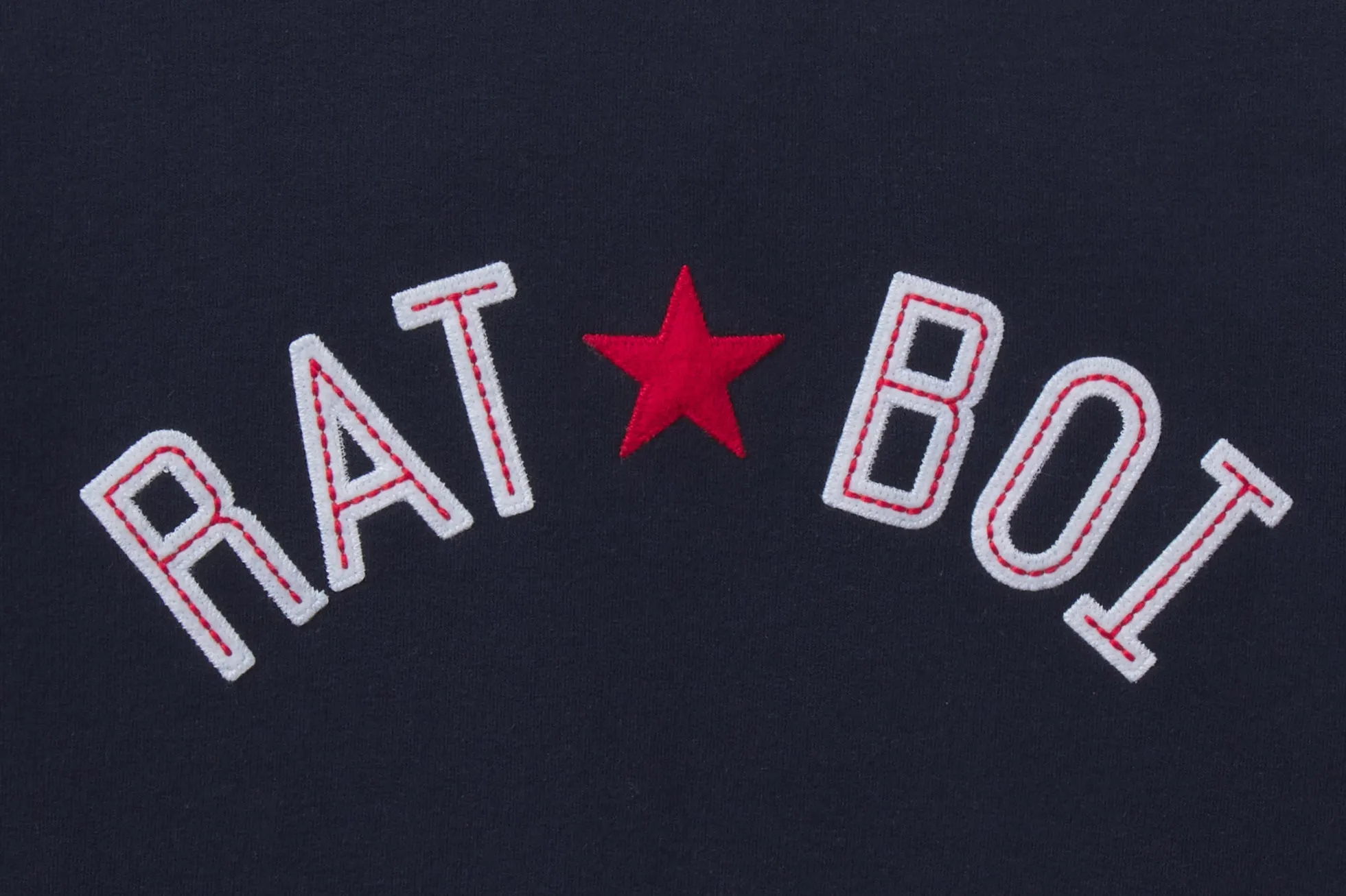 HOMETOWN HERO PULLOVER IN NAVY sold by Ratboi product image thumbnail 3