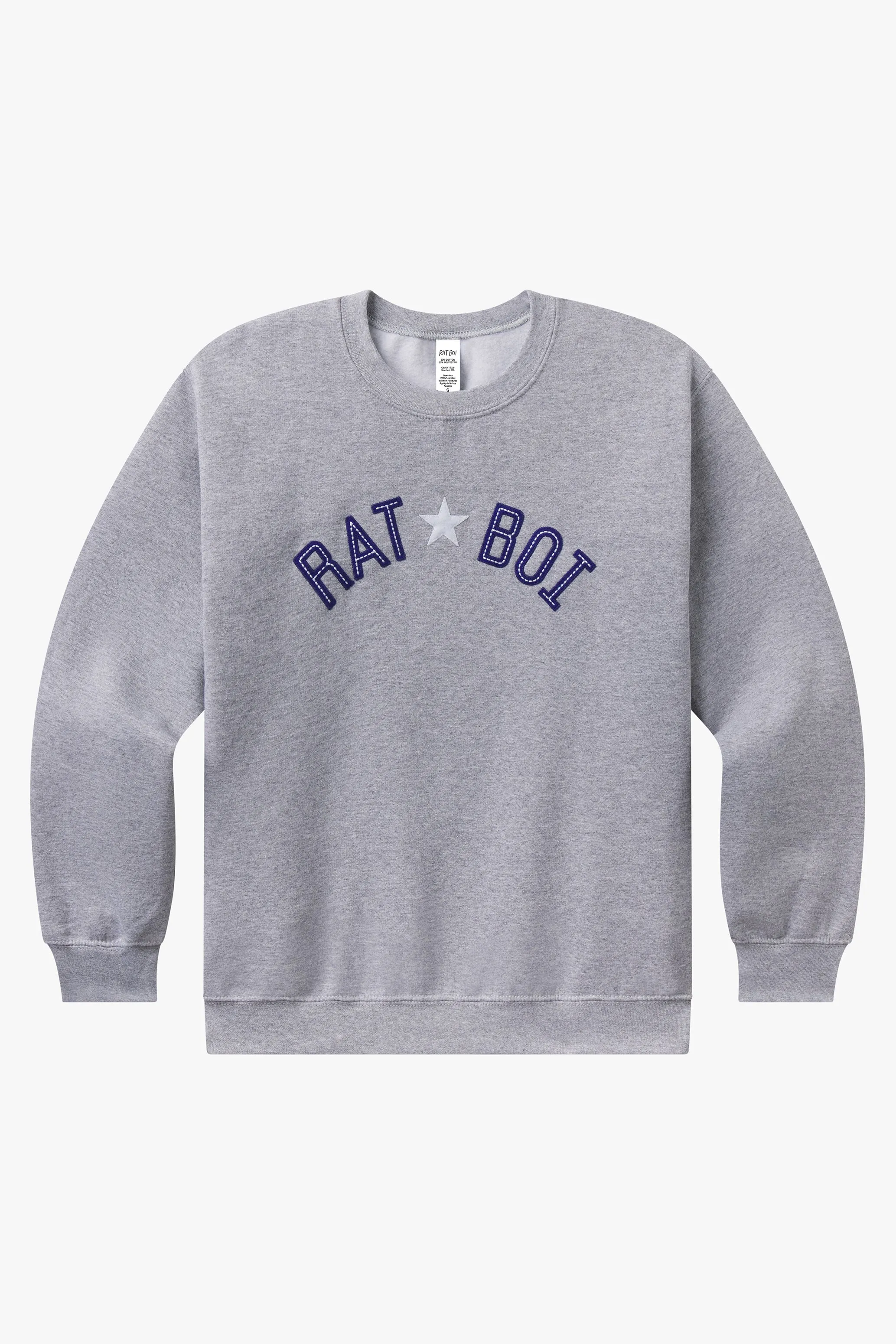 HOMETOWN HERO PULLOVER IN SPORT GREY sold by Ratboi