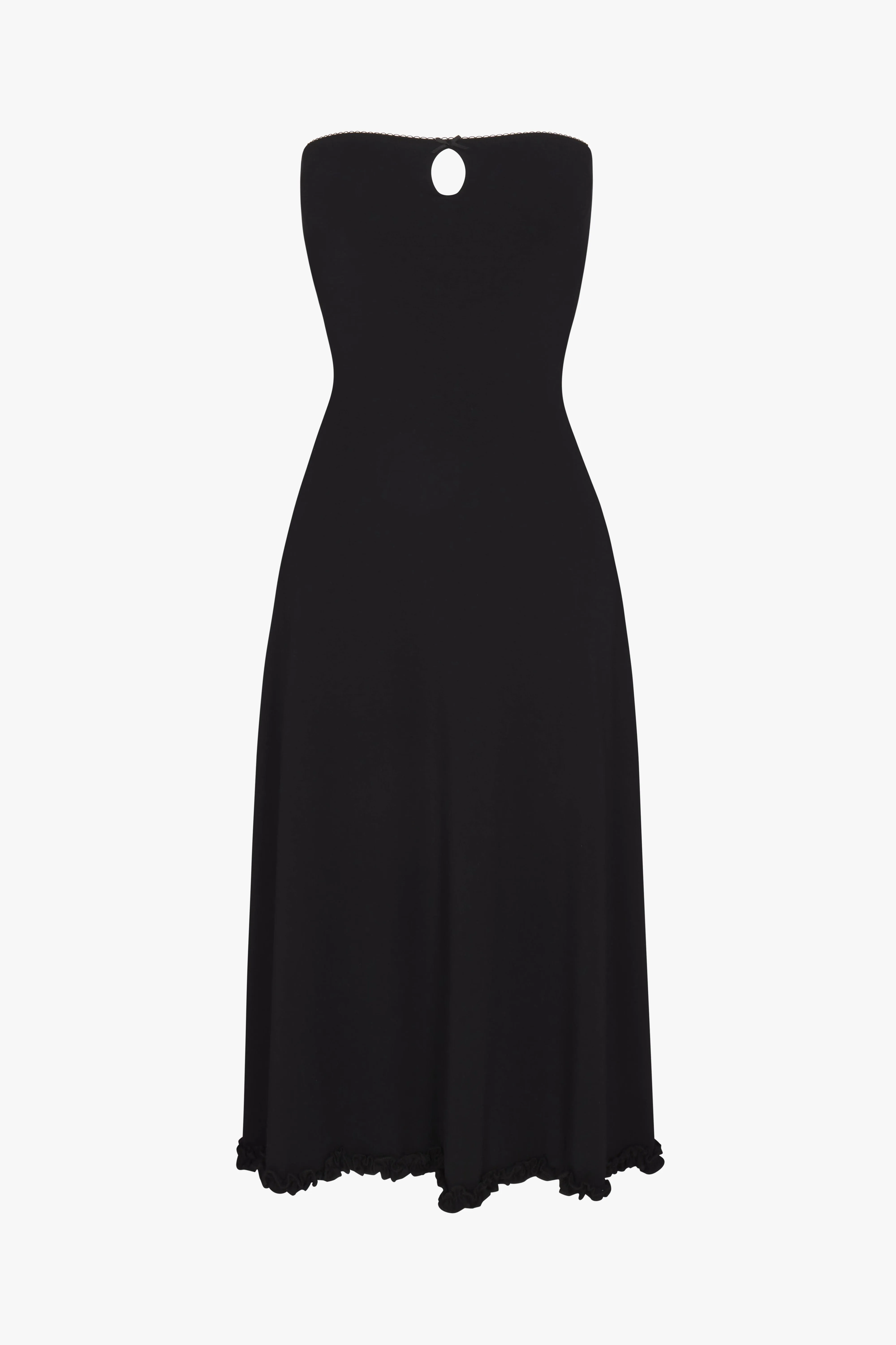 KEYHOLE TUBE DRESS IN ONYX sold by Ratboi
