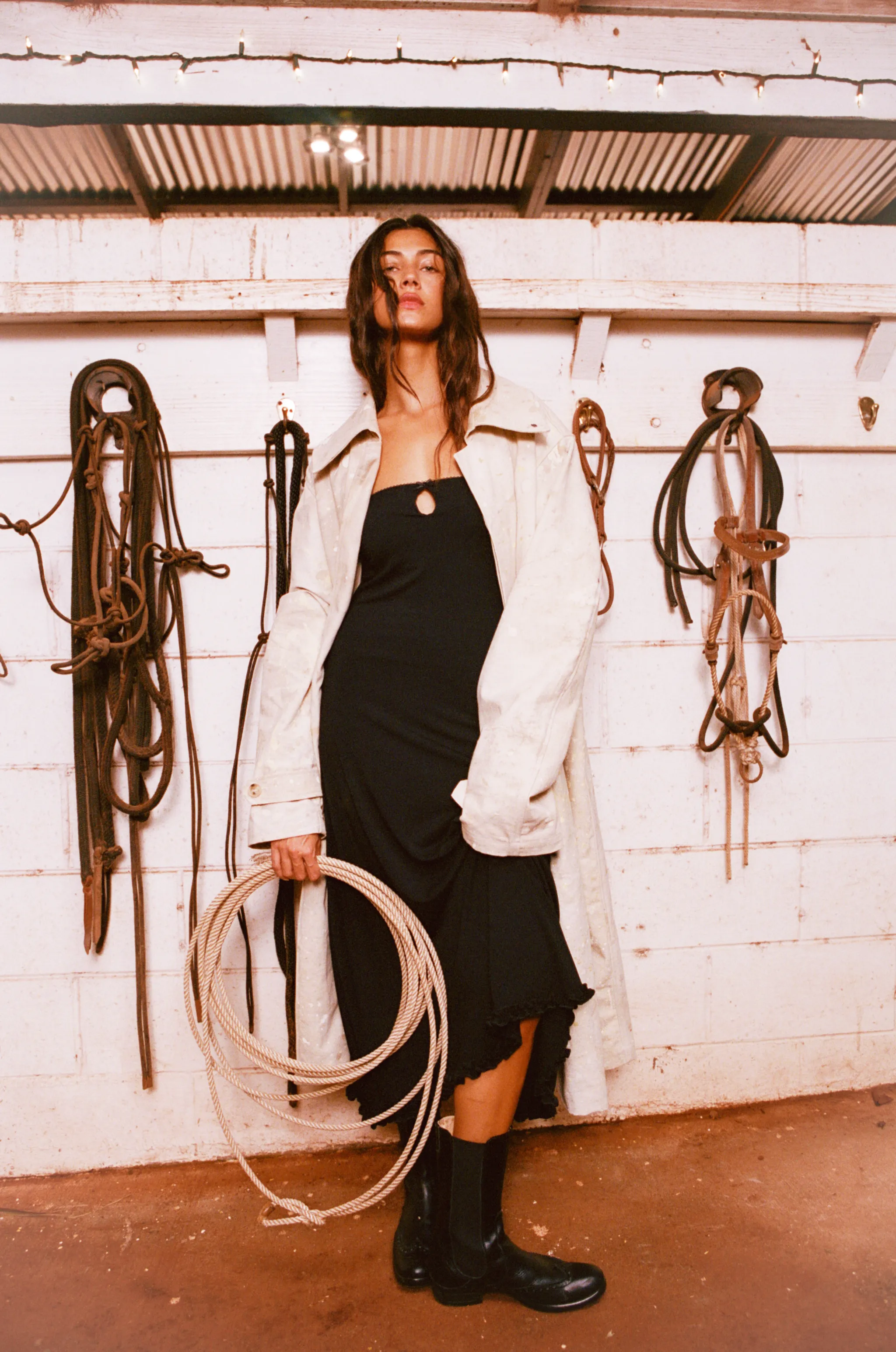 KEYHOLE TUBE DRESS IN ONYX sold by Ratboi product image thumbnail 2