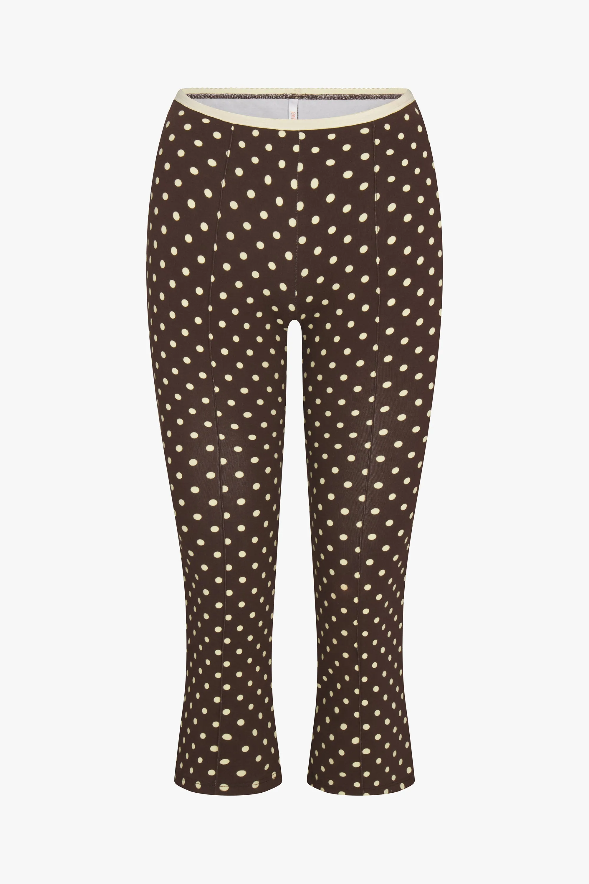 TAILORED CROP PANT IN ESPRESSO DOT sold by Ratboi
