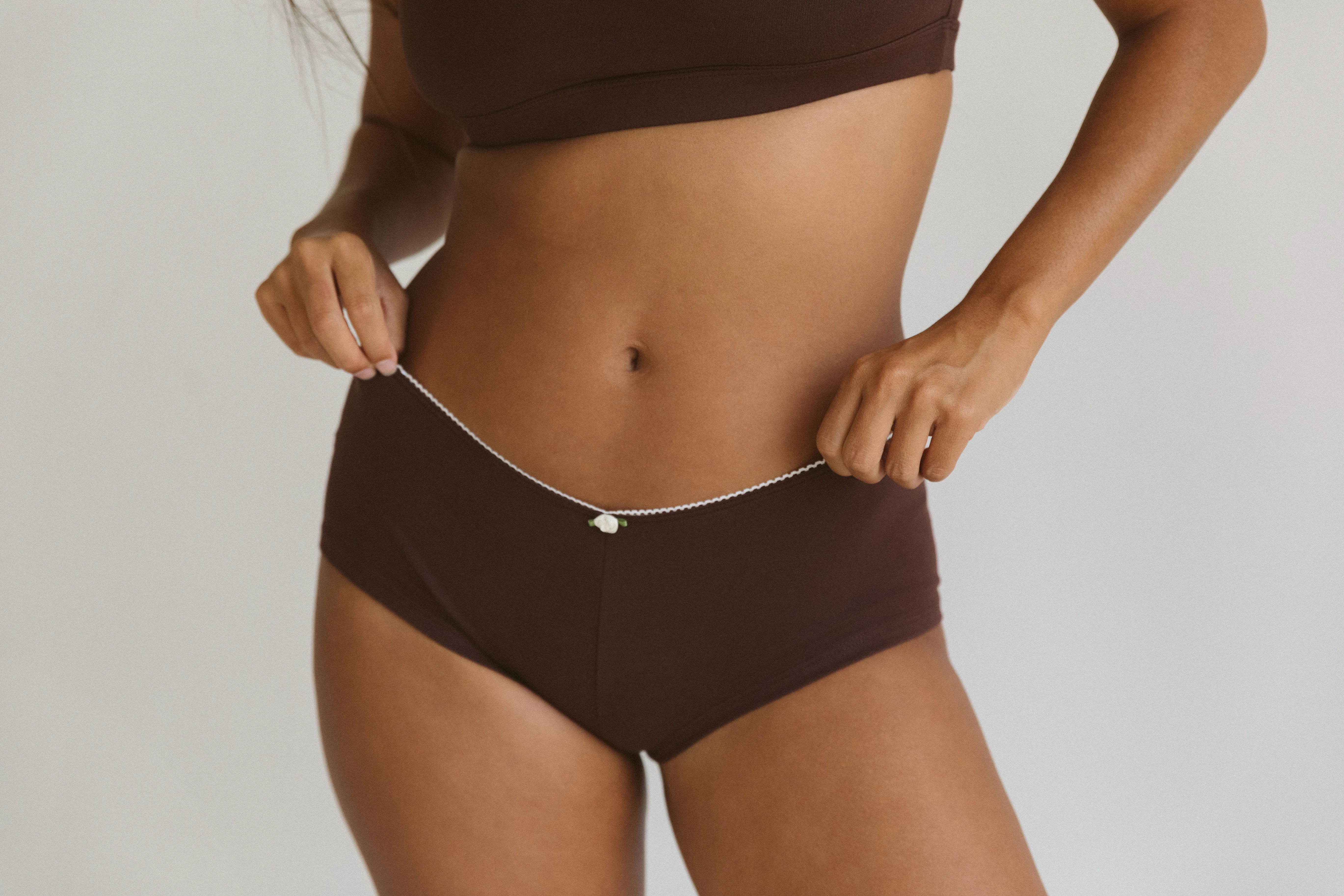 LOW RISE SHORTY BOI BRIEF IN MOCHA sold by Ratboi product image thumbnail 4