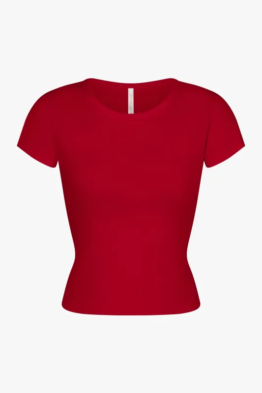 PERFECT T-SHIRT IN CHERRY POINTELLE made by Ratboi