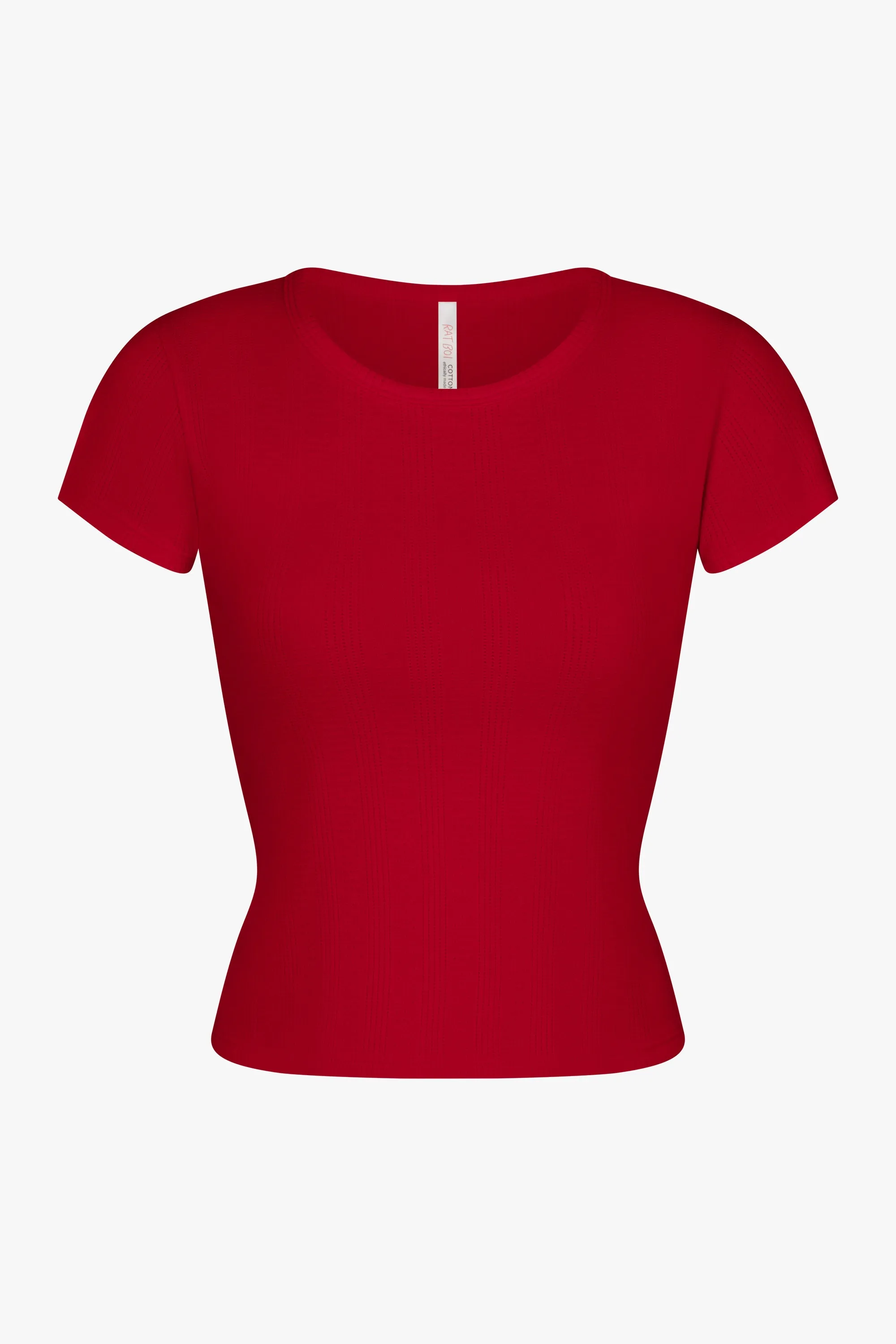 PERFECT T-SHIRT IN CHERRY POINTELLE sold by Ratboi