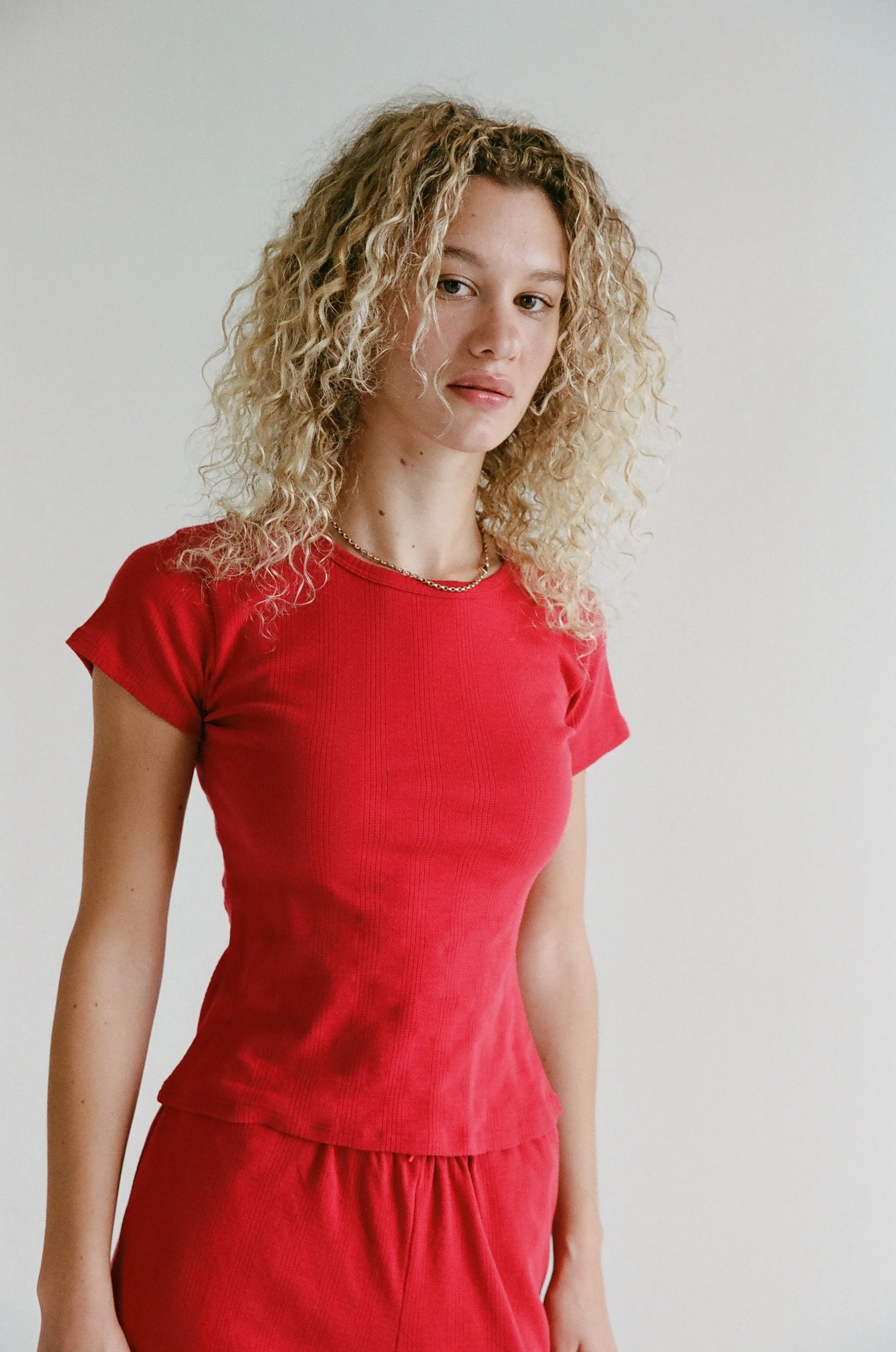 PERFECT T-SHIRT IN CHERRY POINTELLE sold by Ratboi product image thumbnail 2