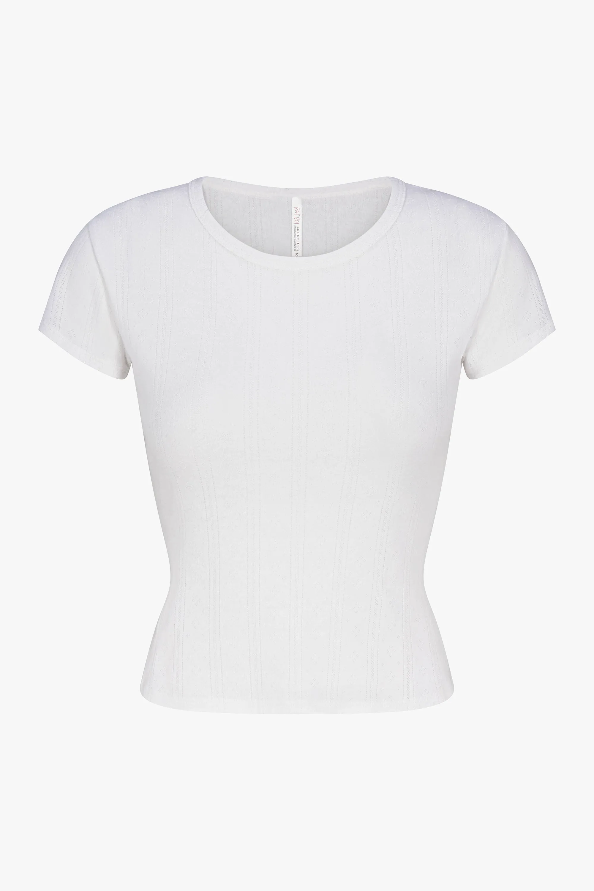 PERFECT T-SHIRT IN SWAN POINTELLE sold by Ratboi
