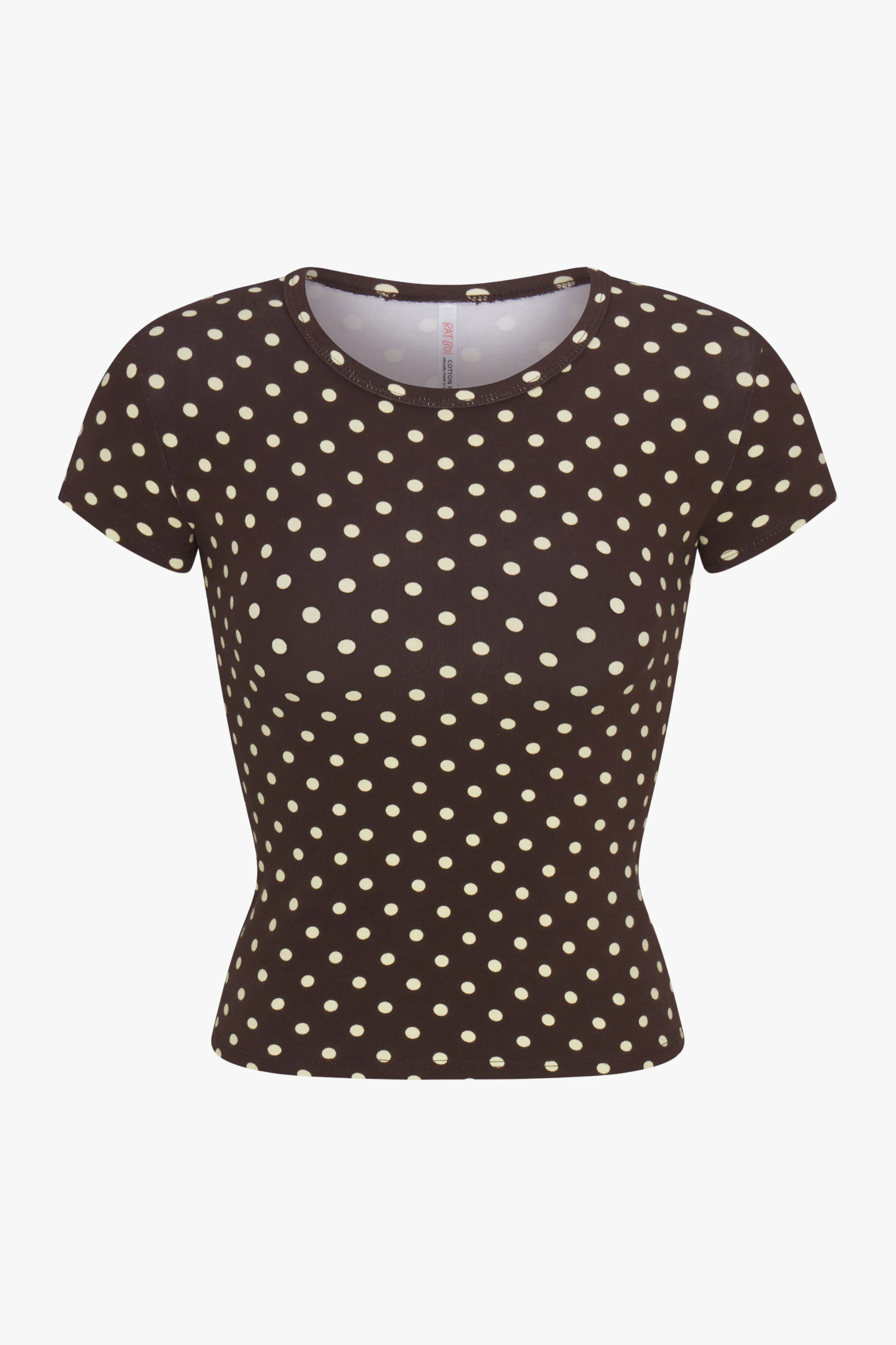 PERFECT T-SHIRT IN ESPRESSO DOT sold by Ratboi