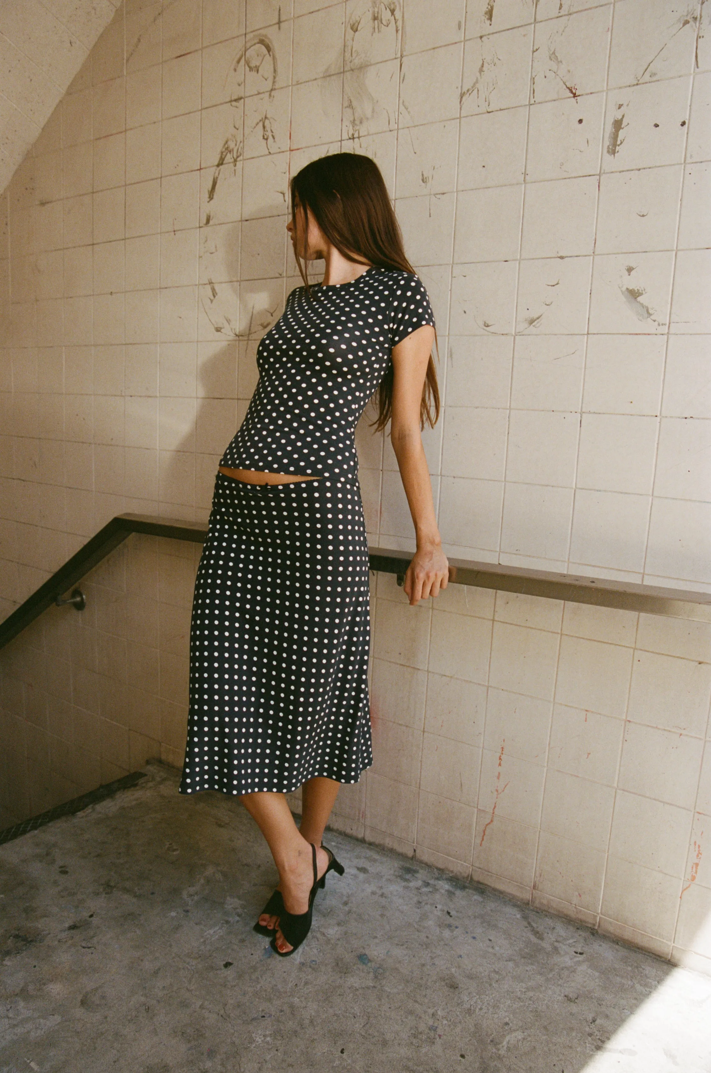 PERFECT T-SHIRT IN DOMINO DOT sold by Ratboi product image thumbnail 4