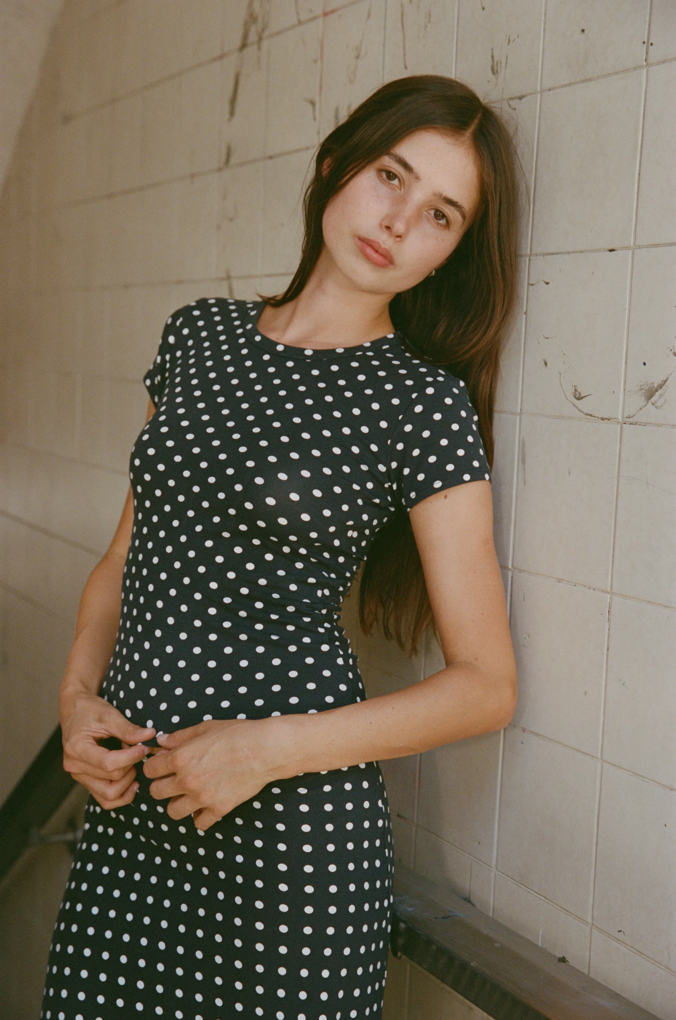 PERFECT T-SHIRT IN DOMINO DOT sold by Ratboi product image thumbnail 3