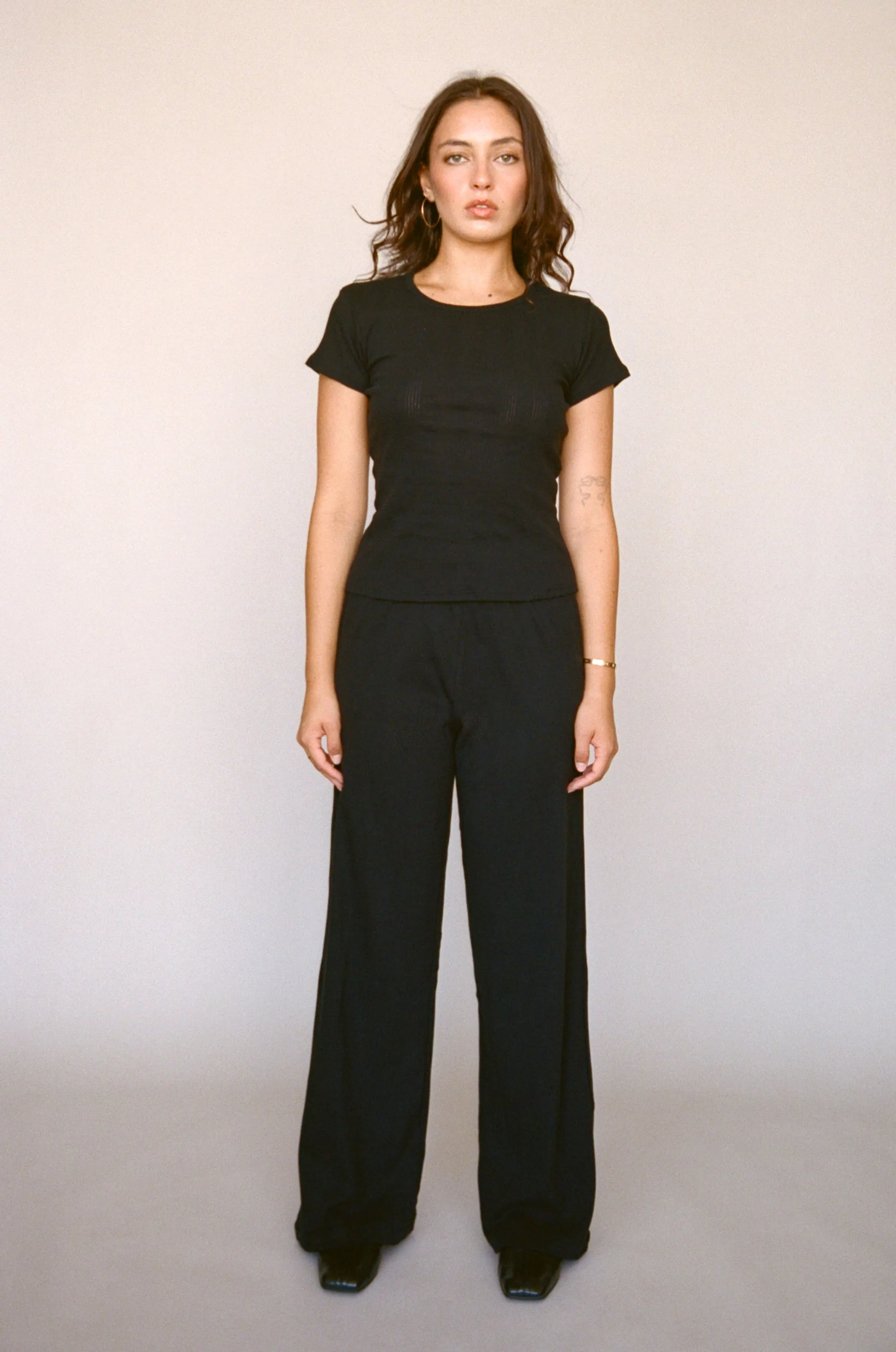 PERFECT T-SHIRT IN ONYX POINTELLE sold by Ratboi product image thumbnail 5