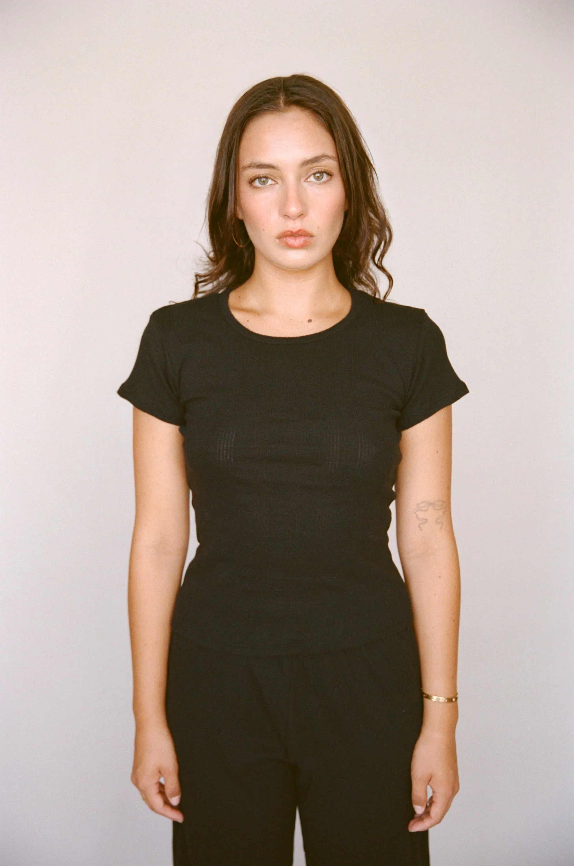 PERFECT T-SHIRT IN ONYX POINTELLE sold by Ratboi product image thumbnail 4