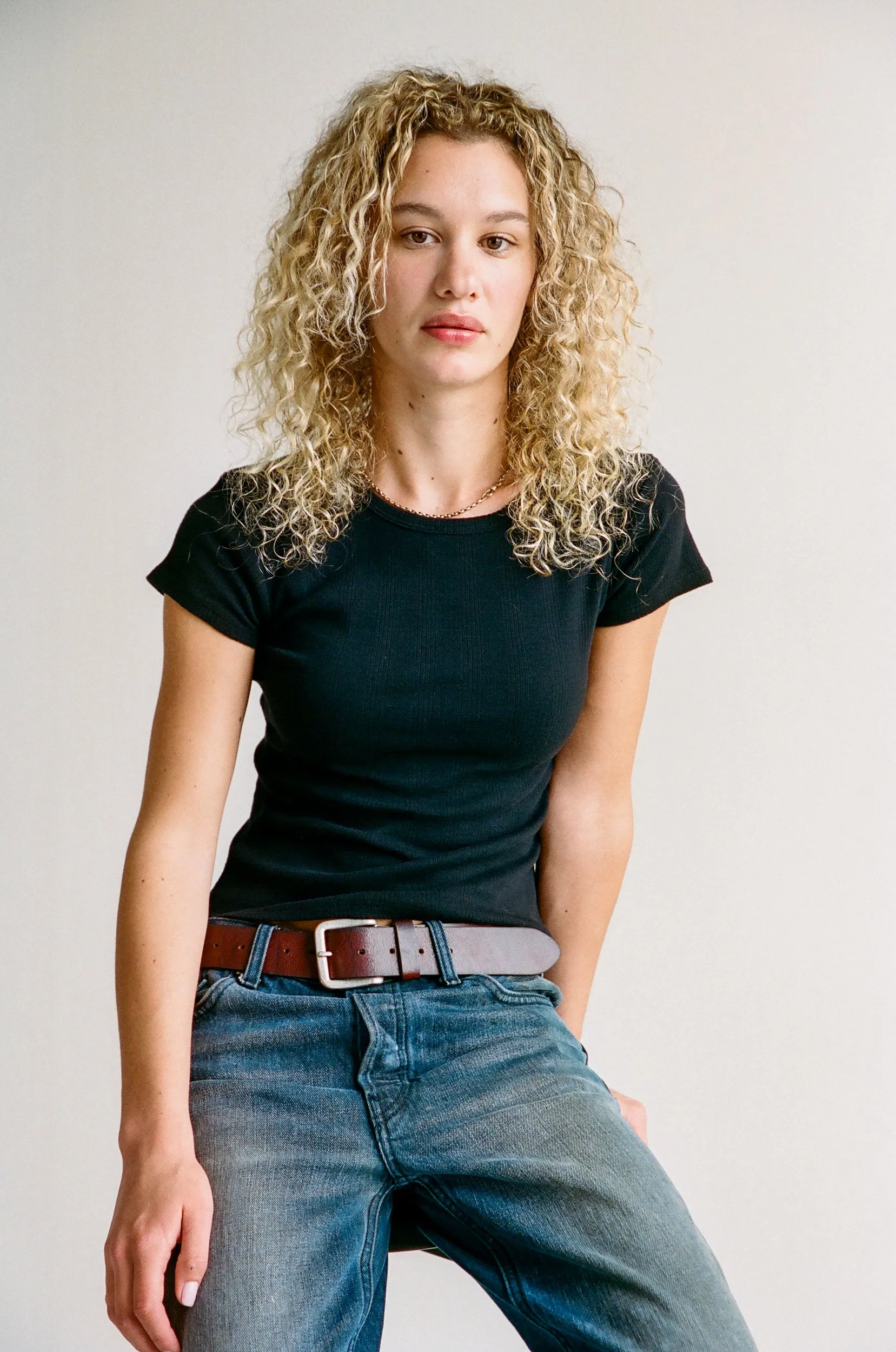 PERFECT T-SHIRT IN ONYX POINTELLE sold by Ratboi product image thumbnail 2
