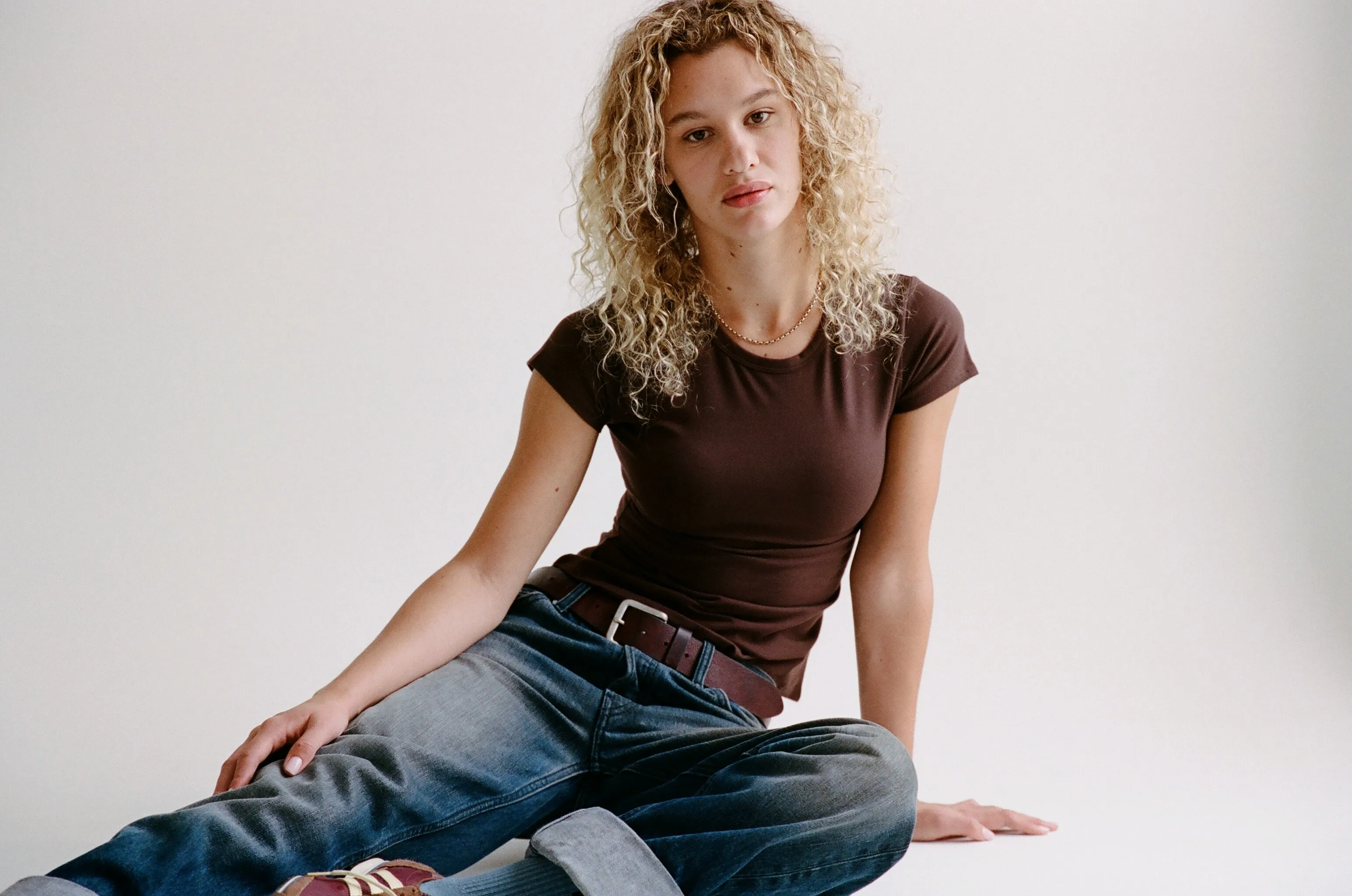 PERFECT T-SHIRT IN MOCHA sold by Ratboi product image thumbnail 4