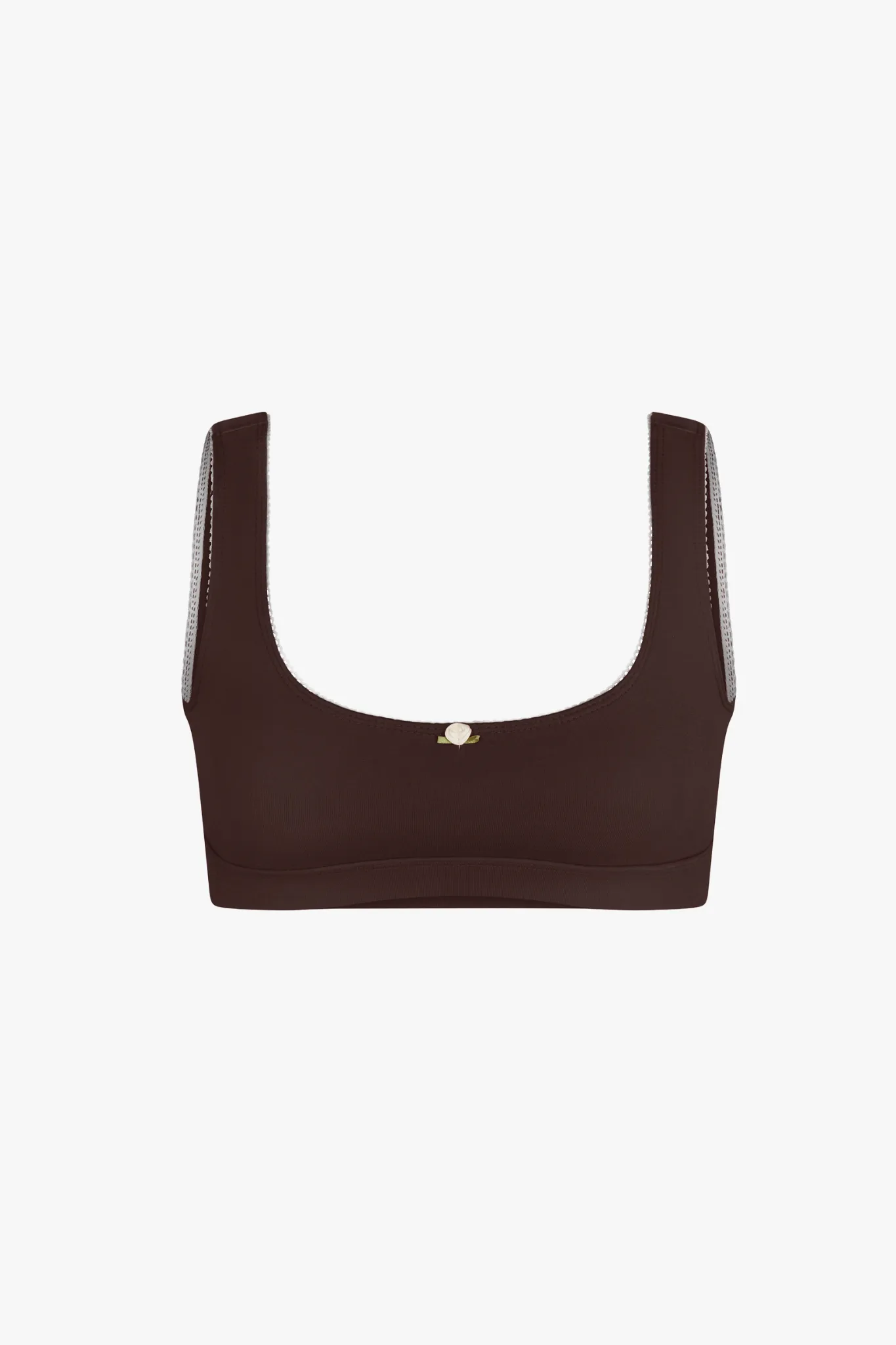 SUPPORT COTTON BRA IN MOCHA sold by Ratboi