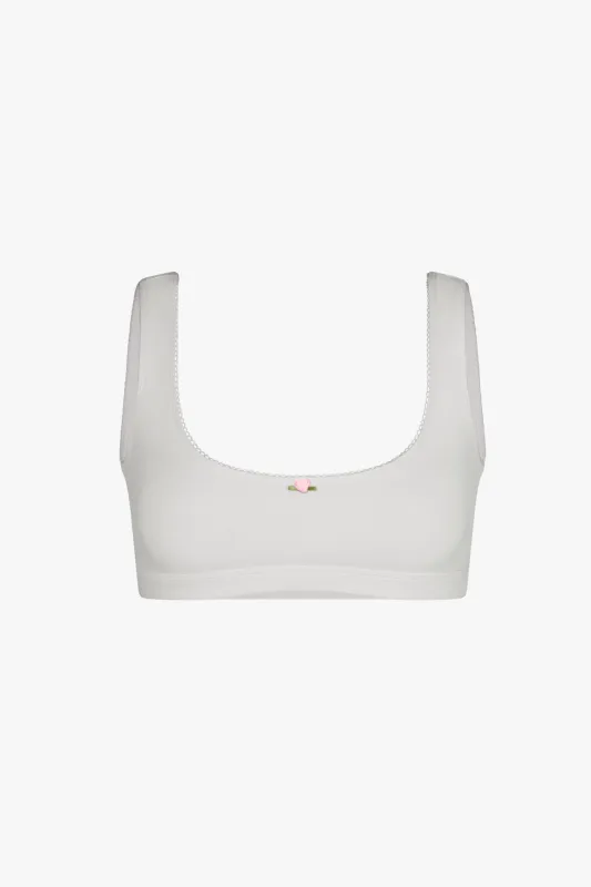 SUPPORT COTTON BRA IN CLOUD made by Ratboi