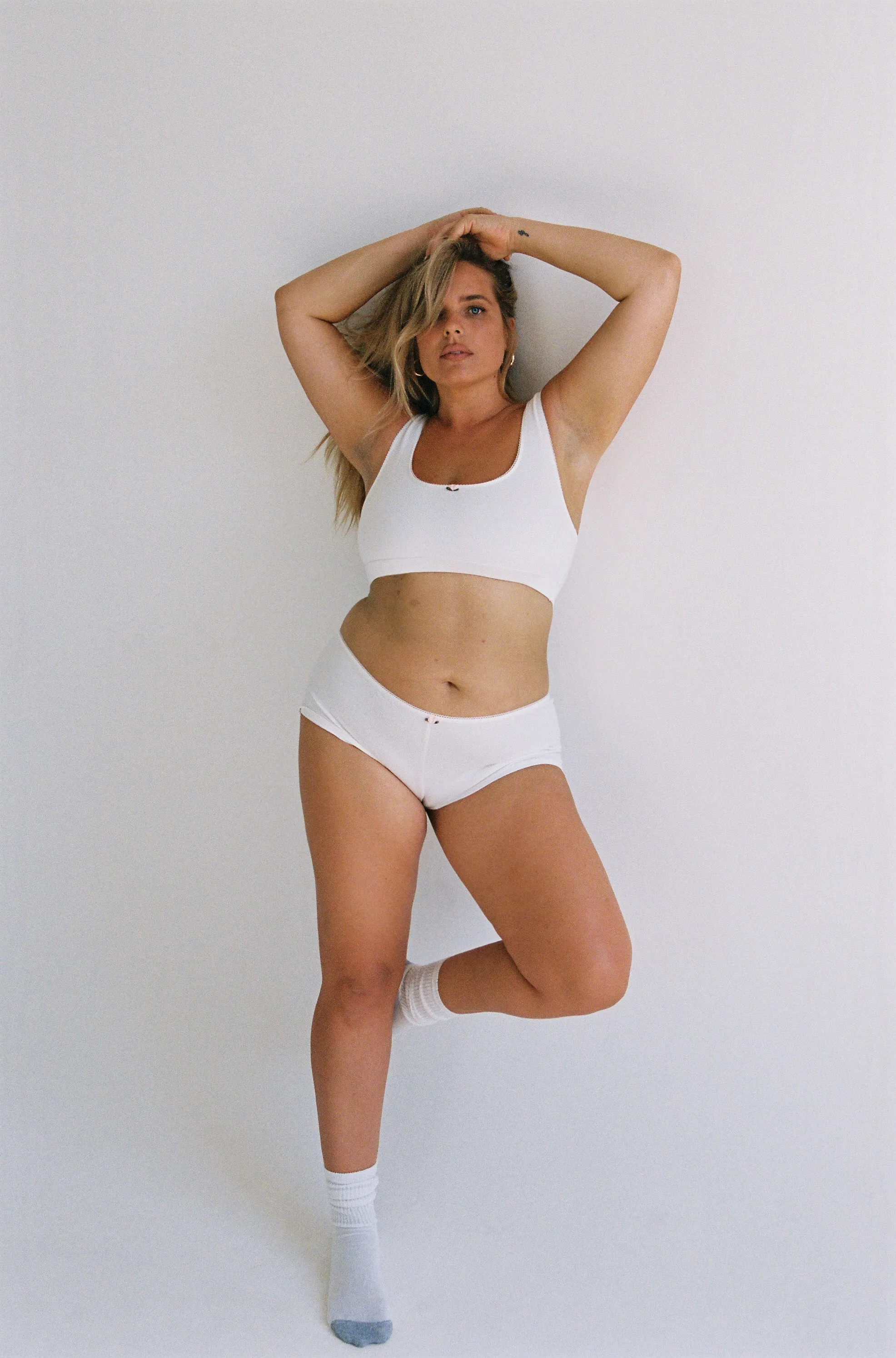 SUPPORT COTTON BRA IN CLOUD sold by Ratboi product image thumbnail 5