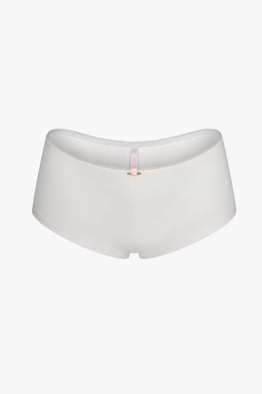 LOW RISE SHORTY BOI BRIEF IN CLOUD made by Ratboi