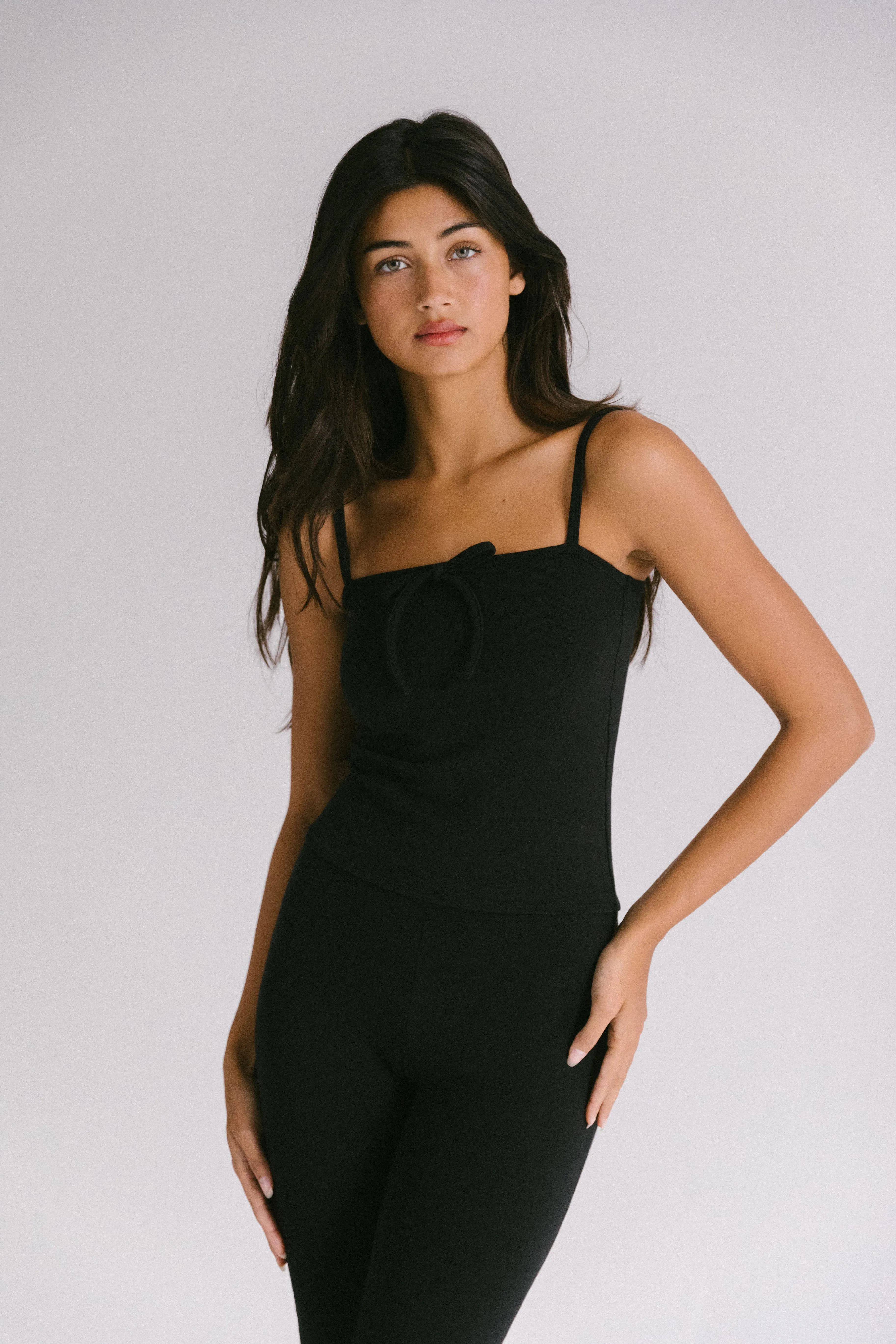 TIE CAMI IN ONYX sold by Ratboi product image thumbnail 3