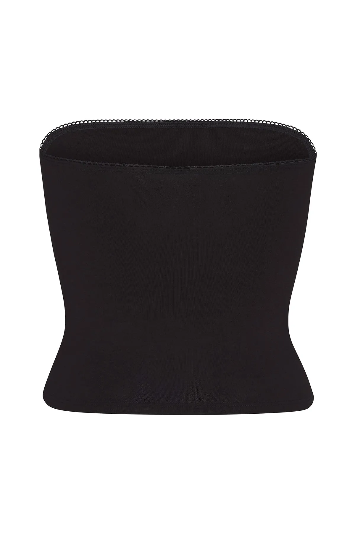 LINED CONTOUR TUBE TOP IN ONYX sold by Ratboi product image thumbnail 5