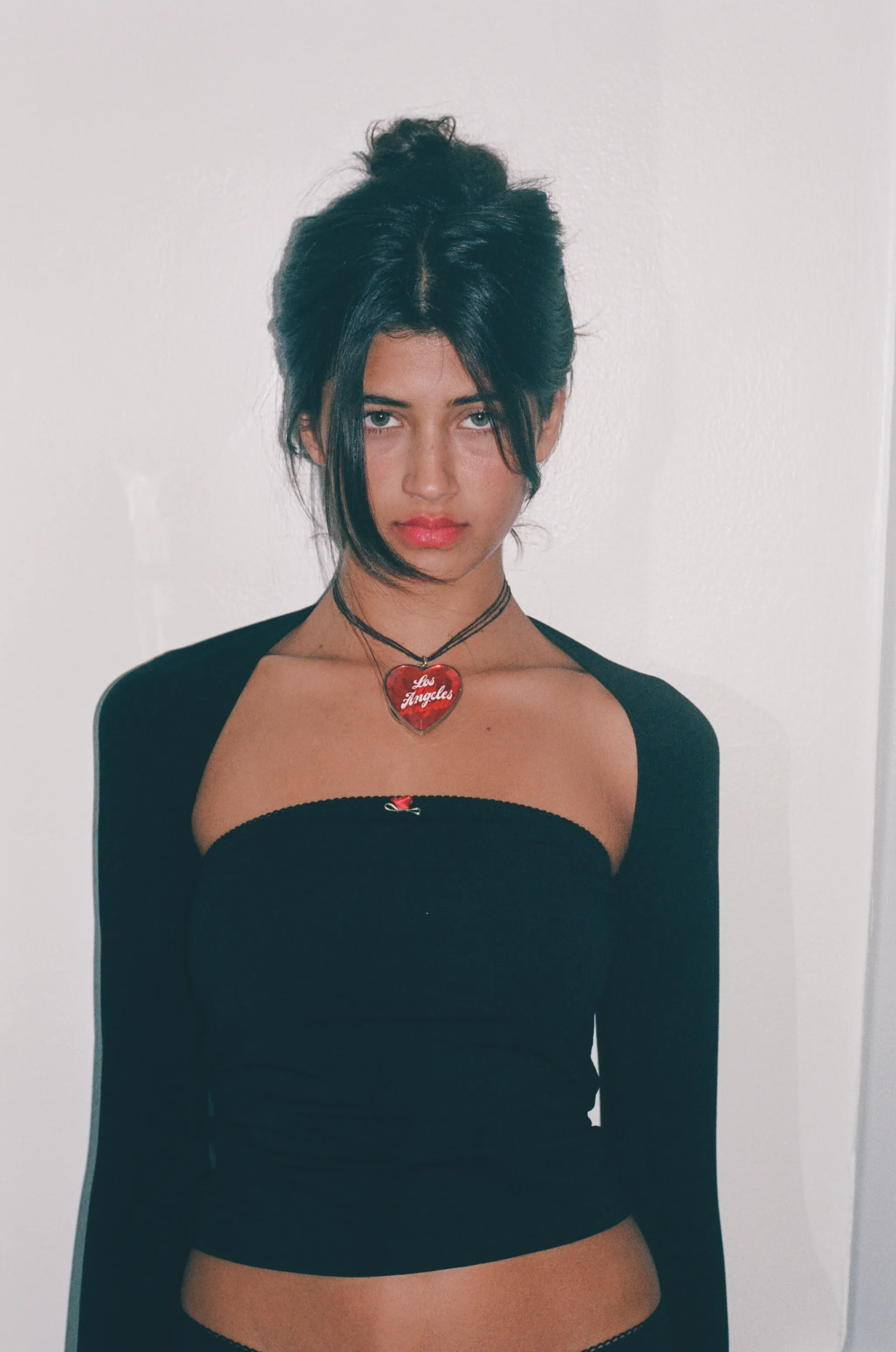 LINED CONTOUR TUBE TOP IN ONYX sold by Ratboi product image thumbnail 2