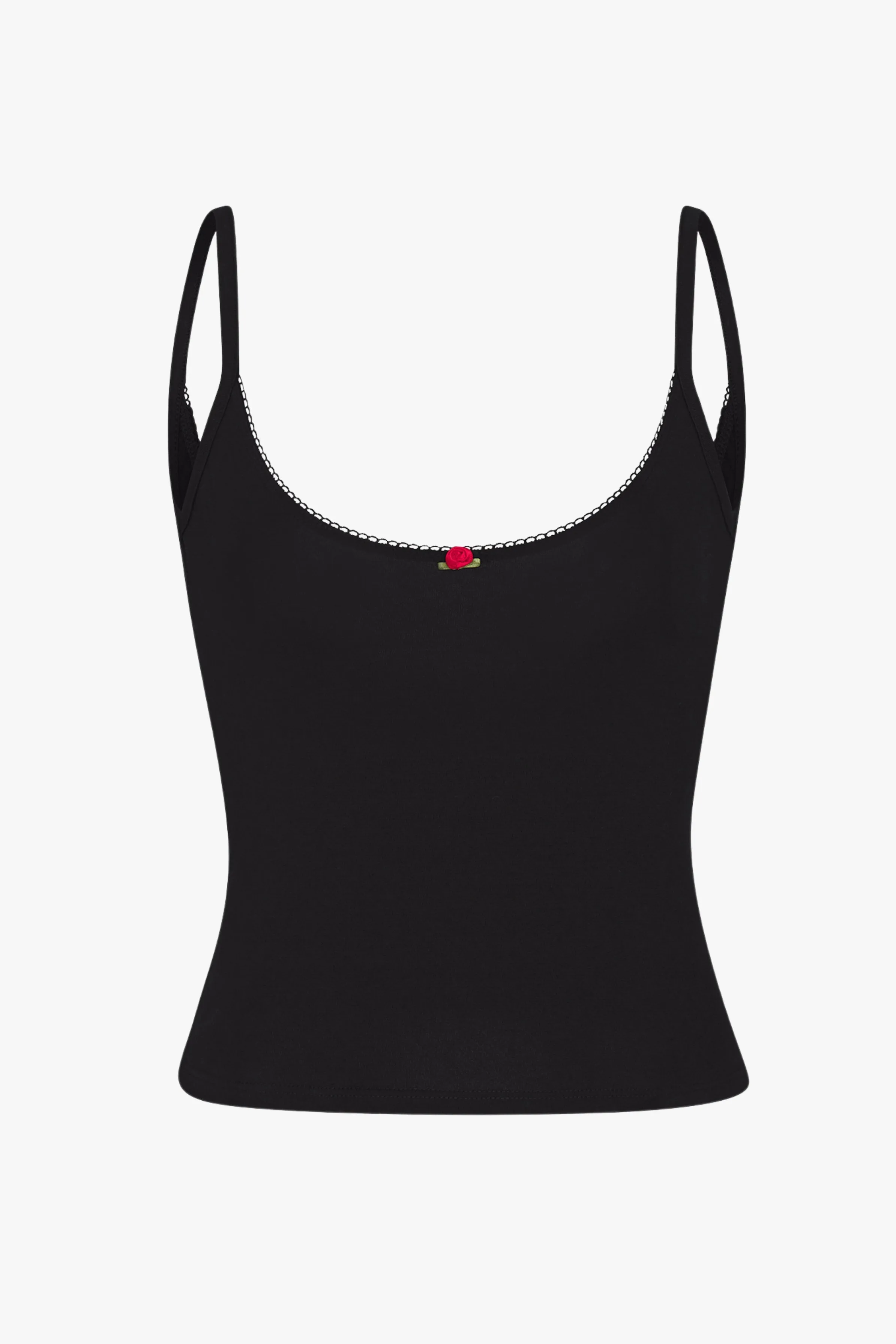 SCOOP BACK CAMI IN ONYX sold by Ratboi
