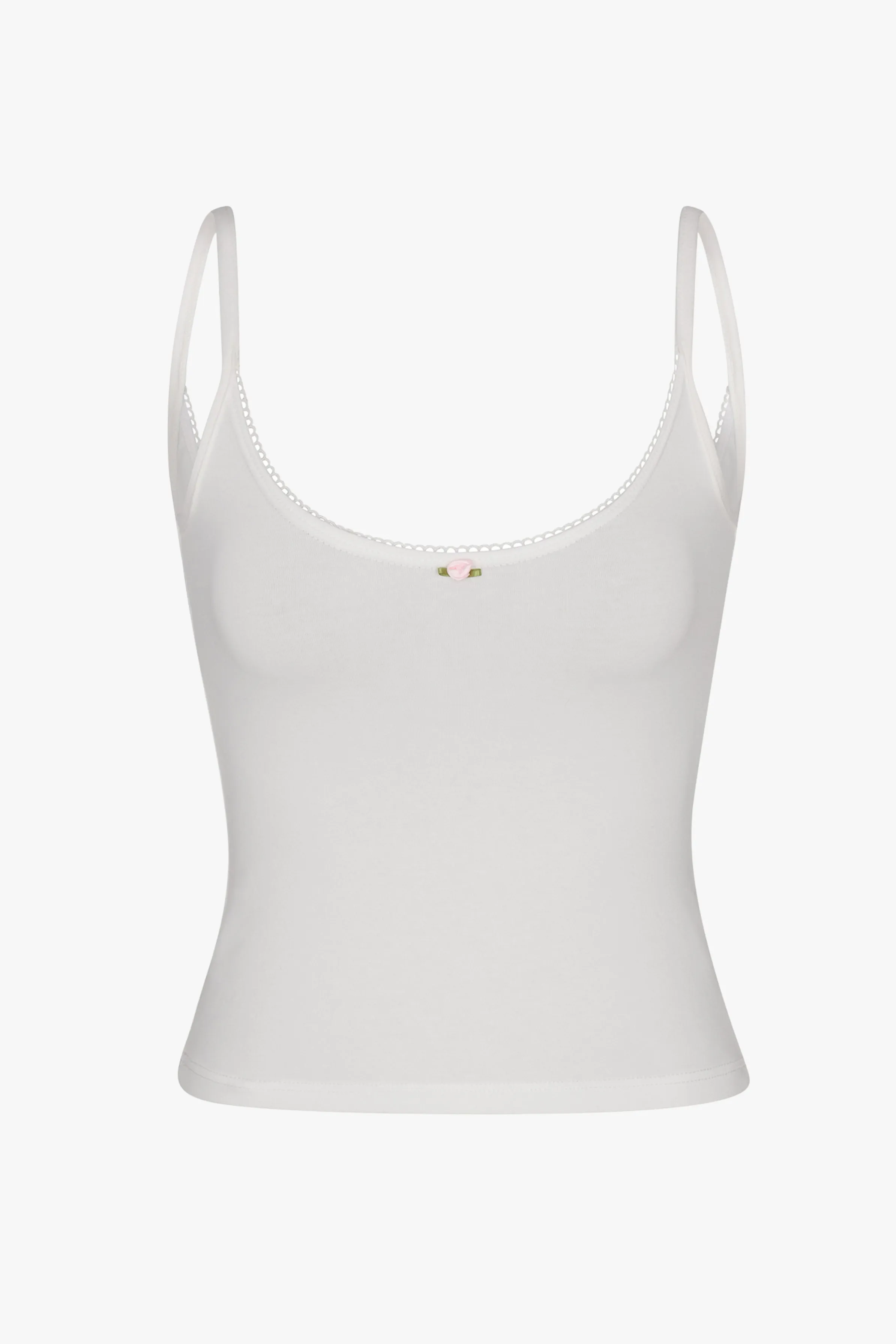 SCOOP BACK CAMI IN CLOUD sold by Ratboi