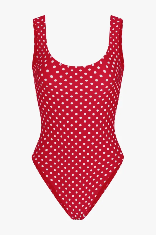 PERFECT ONE PIECE IN CHERRY DOT made by Ratboi