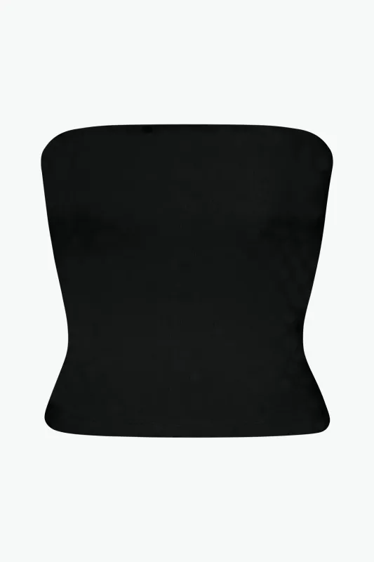 SIMPLE TUBE TOP IN ONYX made by Ratboi