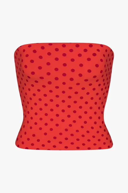 SIMPLE TUBE TOP IN CHILI PEPPER made by Ratboi