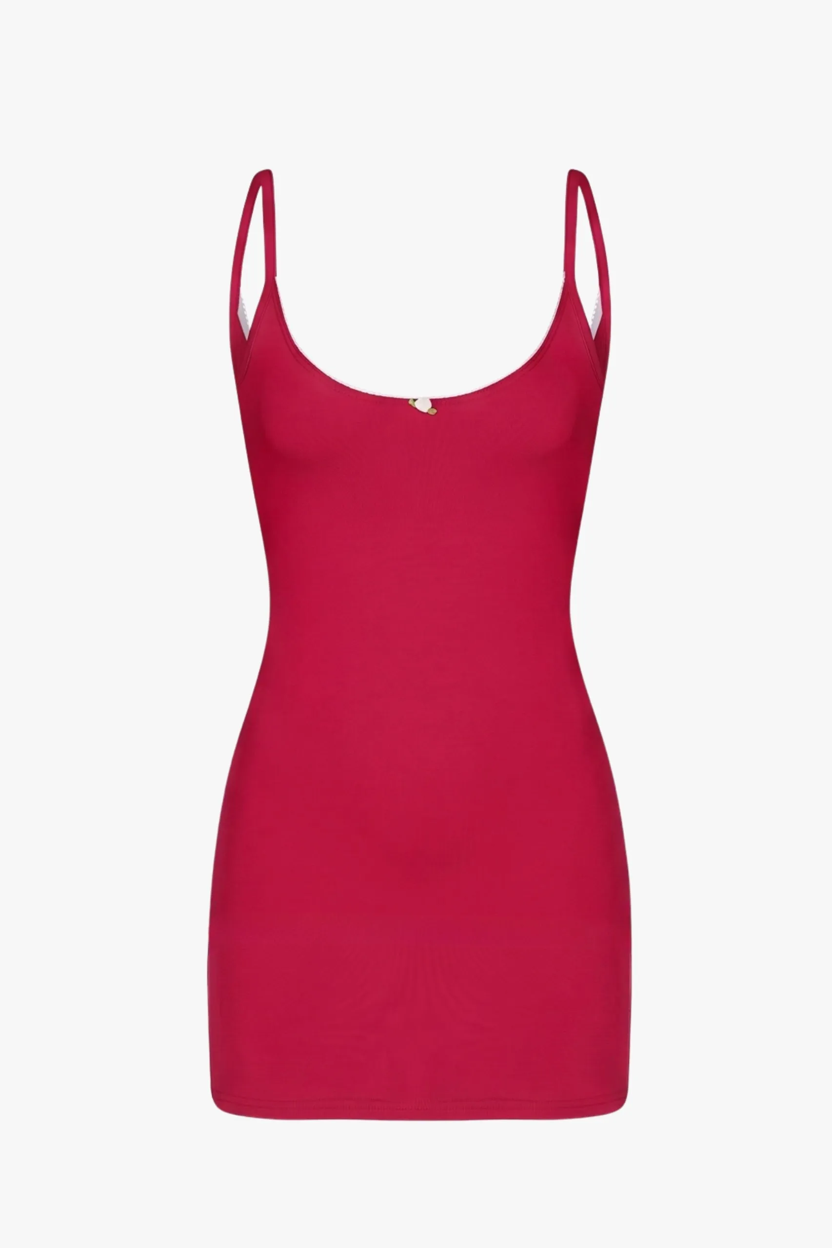 SCOOP BACK CAMI DRESS IN CHERRY sold by Ratboi