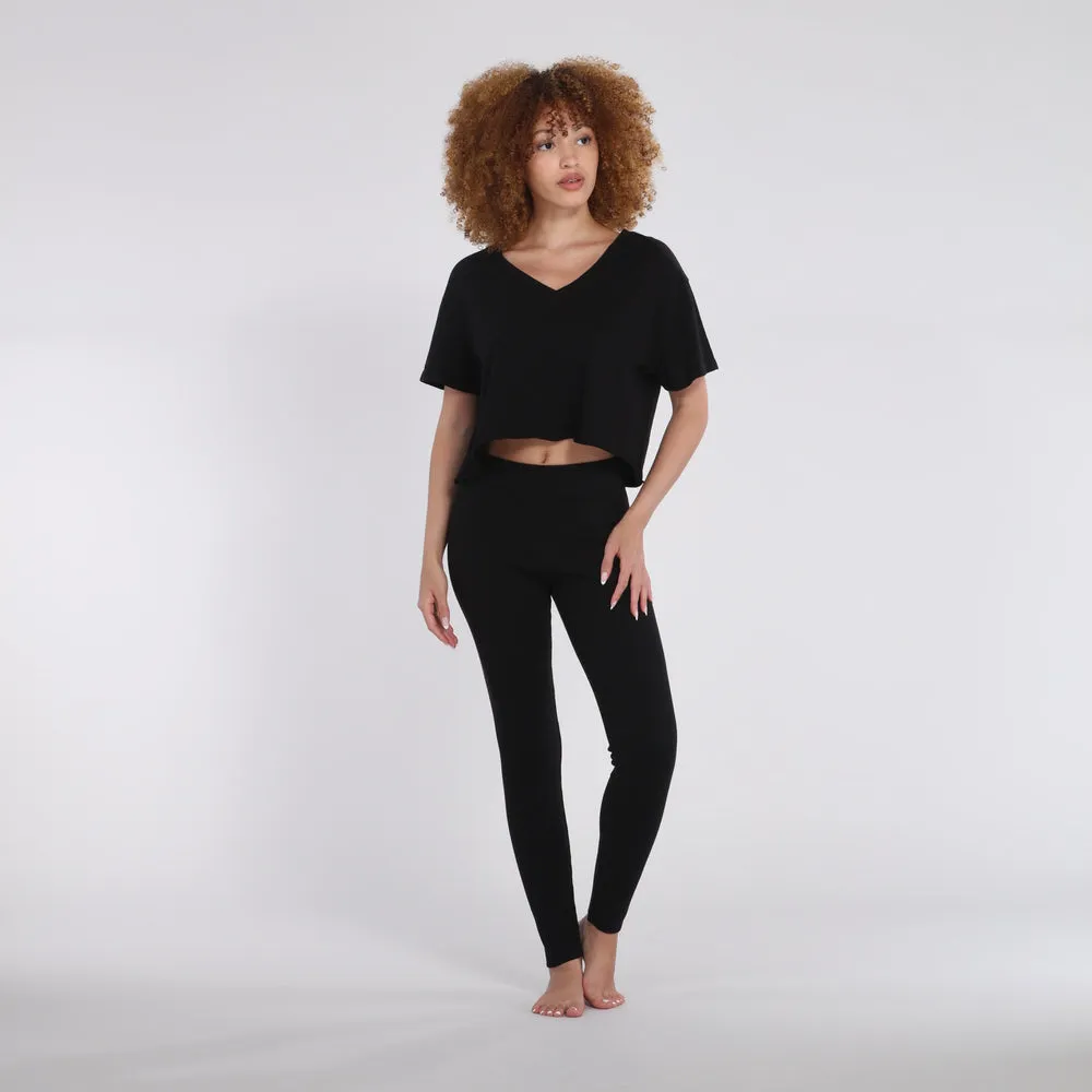 B30 V-Neck Crop Jersey Tee sold by PJ Harlow product image thumbnail 4