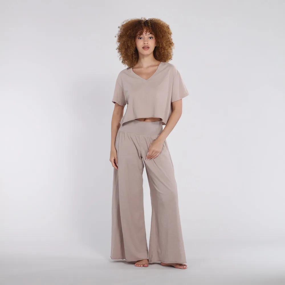 B30 V-Neck Crop Jersey Tee sold by PJ Harlow