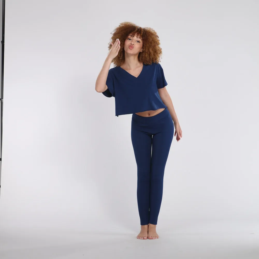 B30 V-Neck Crop Jersey Tee sold by PJ Harlow product image thumbnail 5