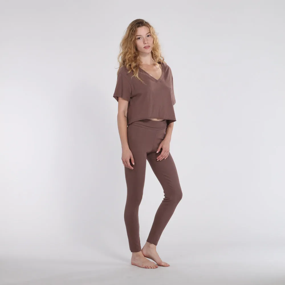 B30 V-Neck Crop Jersey Tee sold by PJ Harlow product image thumbnail 3