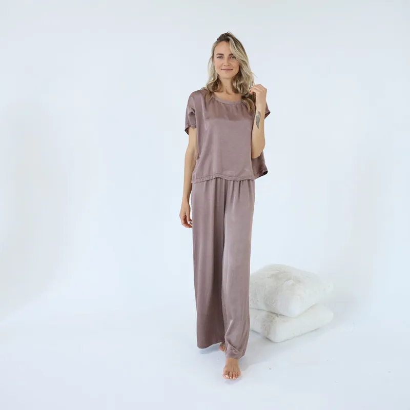 Mo-Crop Satin Palazzo made by PJ Harlow