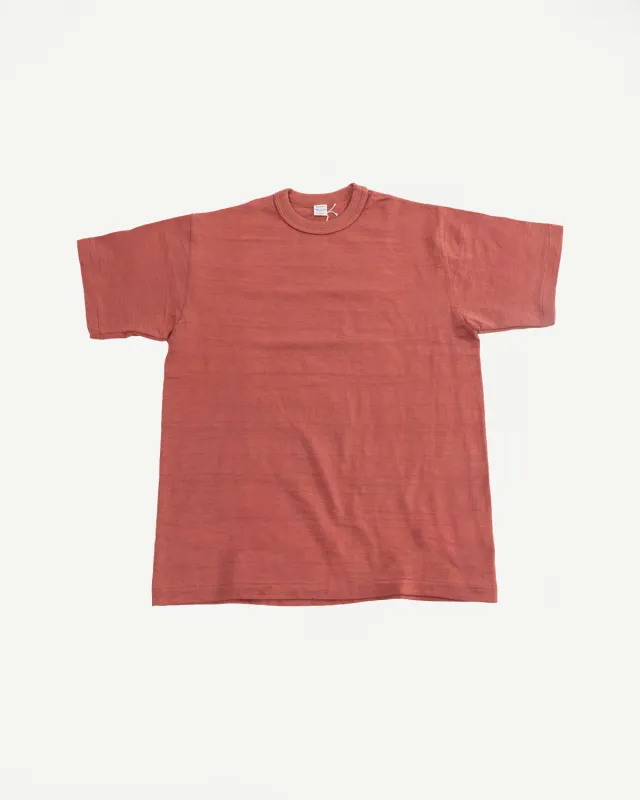 Lot 4601 - Slubby Cotton T-Shirt - Salmon made by WAREHOUSE & CO.