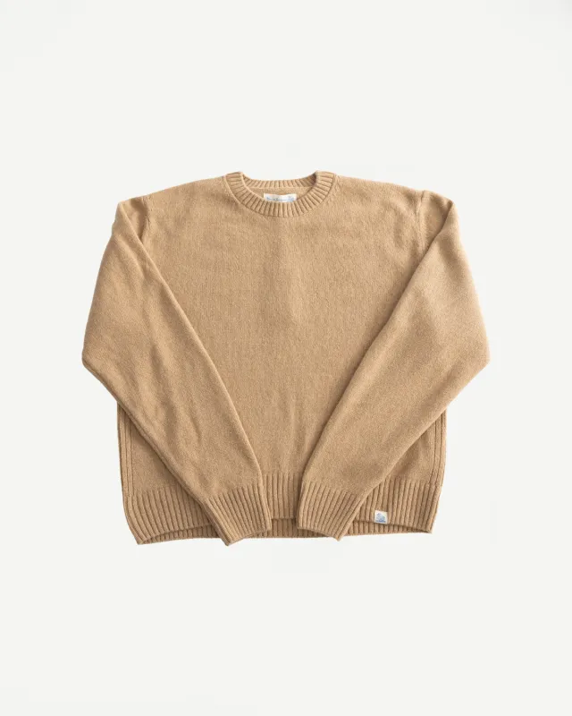 CASH01.11 - Recycled Cashmere Sweater - Toffee made by Merz B. Schwanen