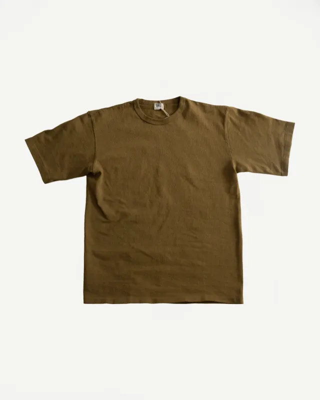 9.5oz "Stand Wheel" Heavyweight Tee - Khaki made by Dant
