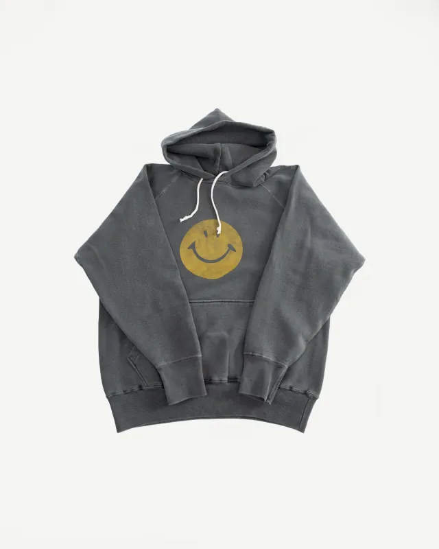 "Smile" Faded Print Sweat Hoodie - PD Sumikuro sold by Dant