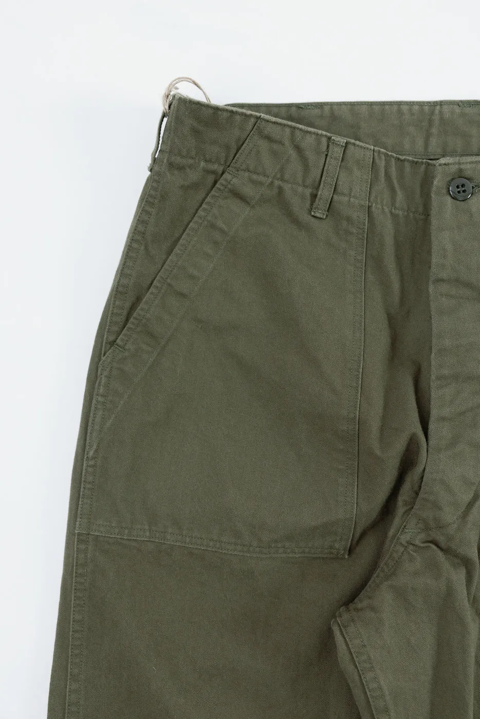 03-V5002-76k - Vintage Fit Fatigue Pants Herringbone Twill - Army Green sold by Dant product image thumbnail 4