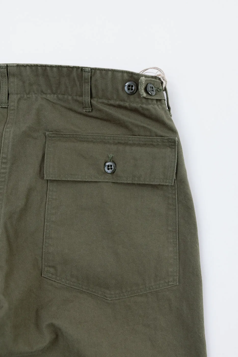 03-V5002-76k - Vintage Fit Fatigue Pants Herringbone Twill - Army Green sold by Dant product image thumbnail 2