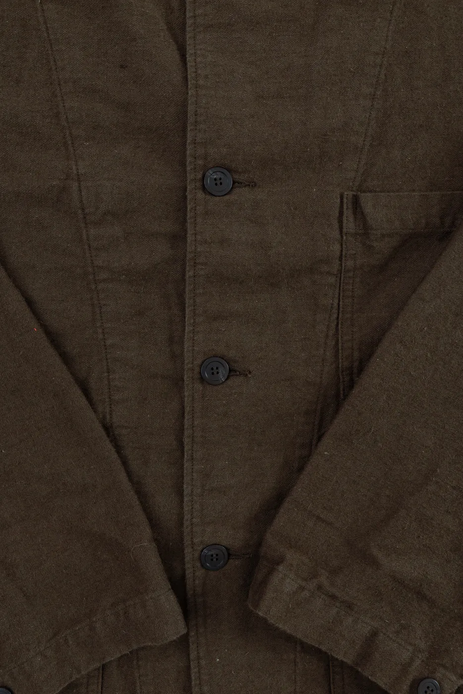 01-6061-52K - Moleskin Simple Work Jacket - Coffee Brown sold by Dant product image thumbnail 3