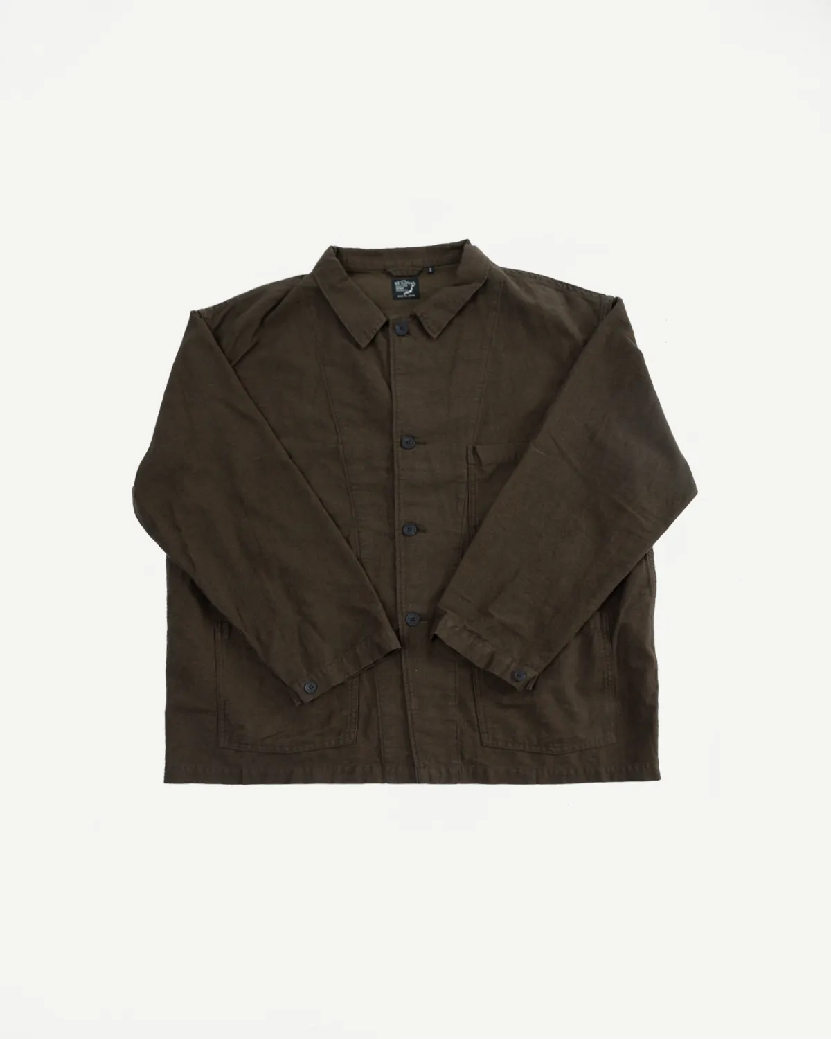 01-6061-52K - Moleskin Simple Work Jacket - Coffee Brown sold by Dant