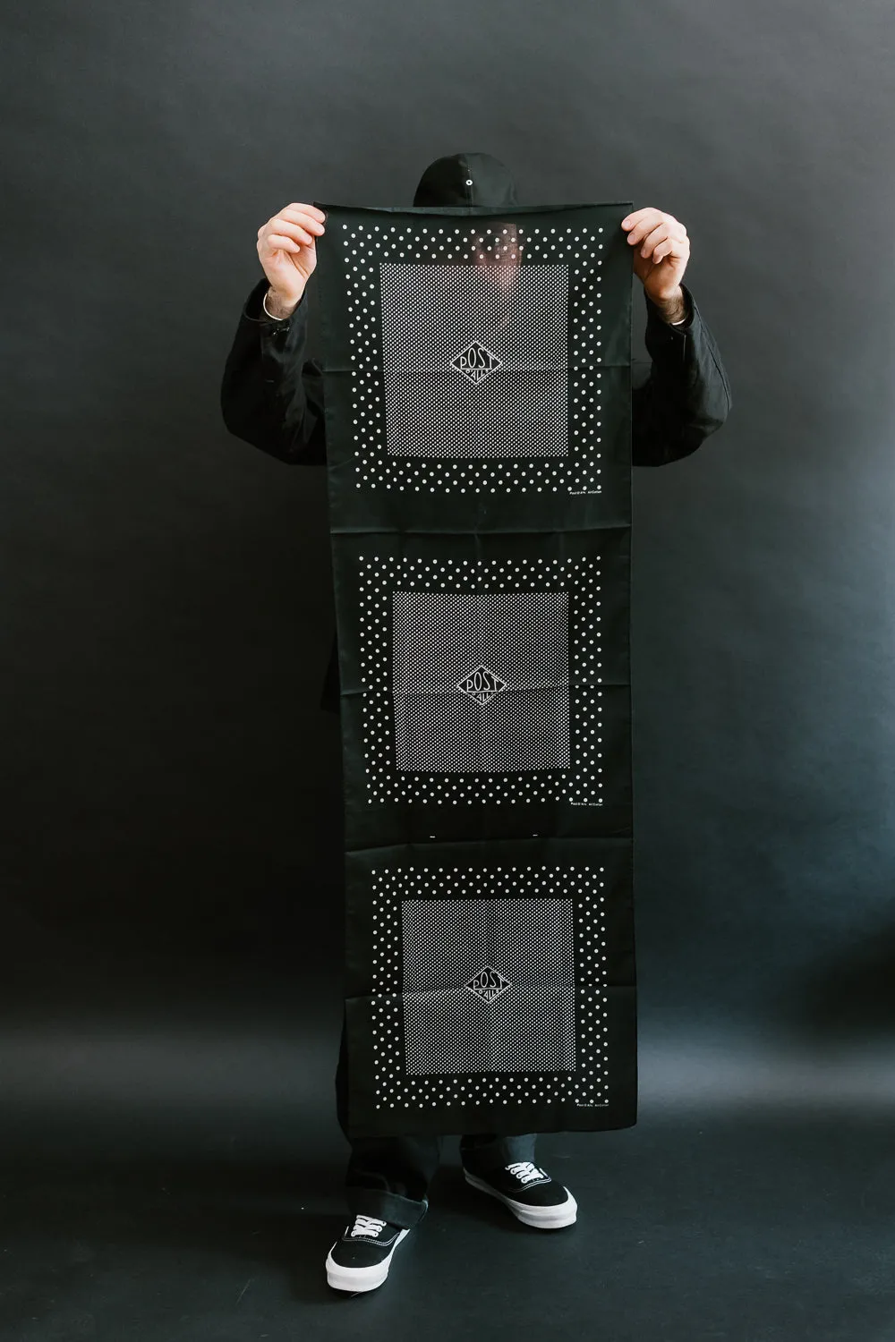 5001-CHA - Bandana Scarf Original 1993 Design - Charcoal sold by Dant product image thumbnail 4