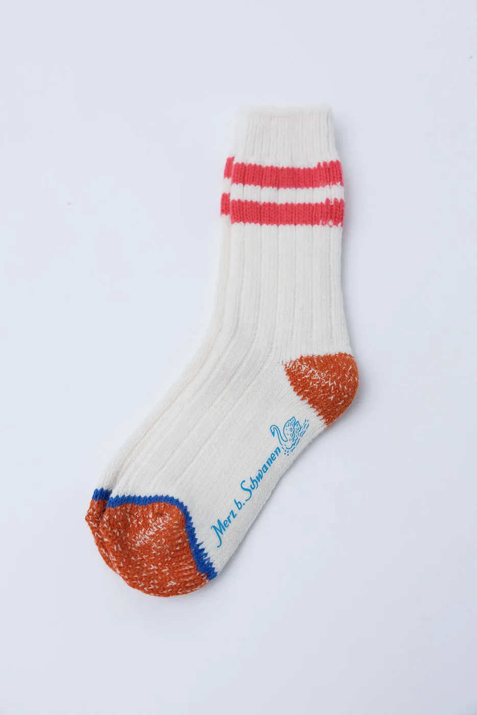 MW75.02355 - Extra Fine Merino Wool Socks - Nature, Raspberry sold by Dant product image thumbnail 2